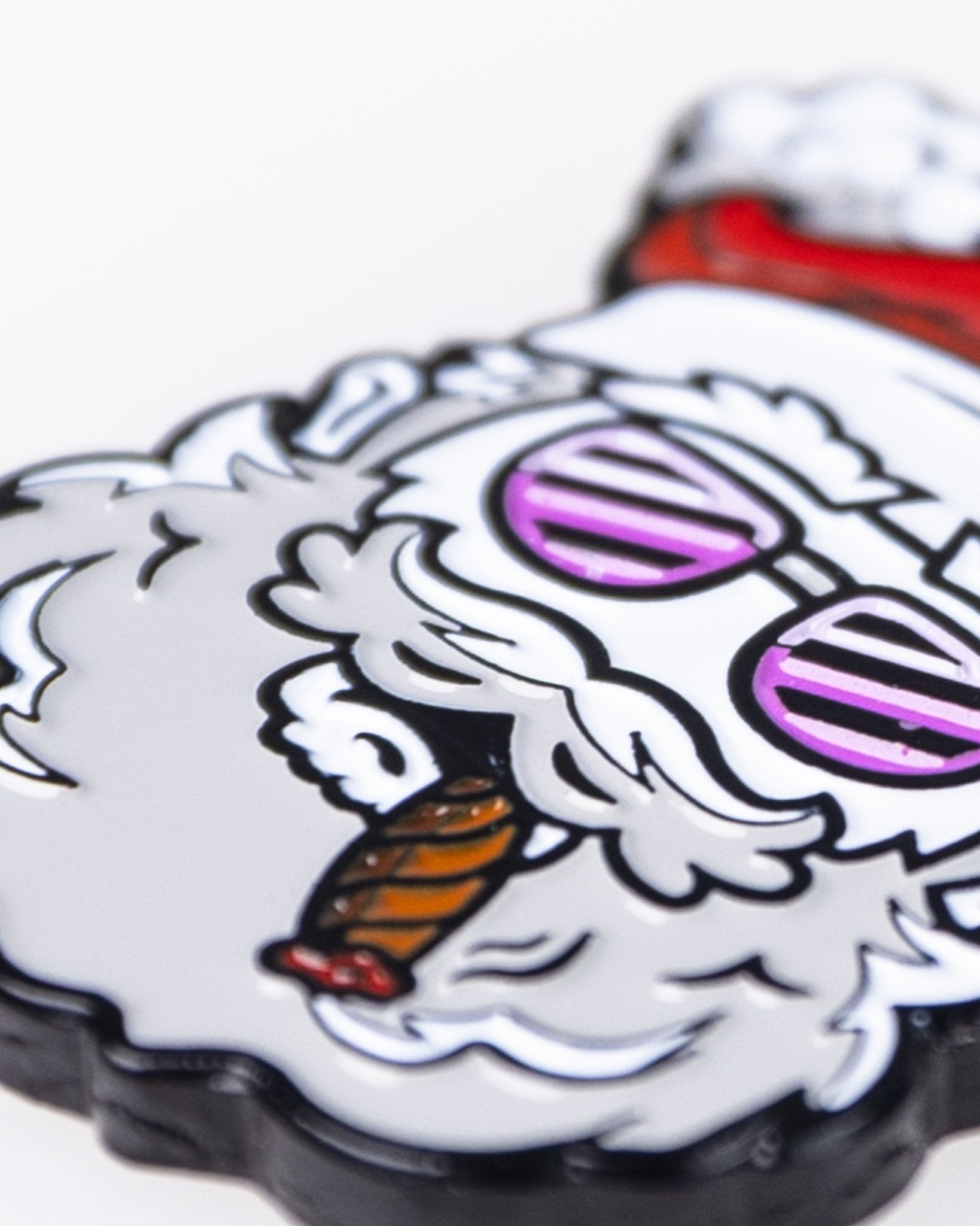Santa the Degenerate Ball Marker - Black Girl Golf