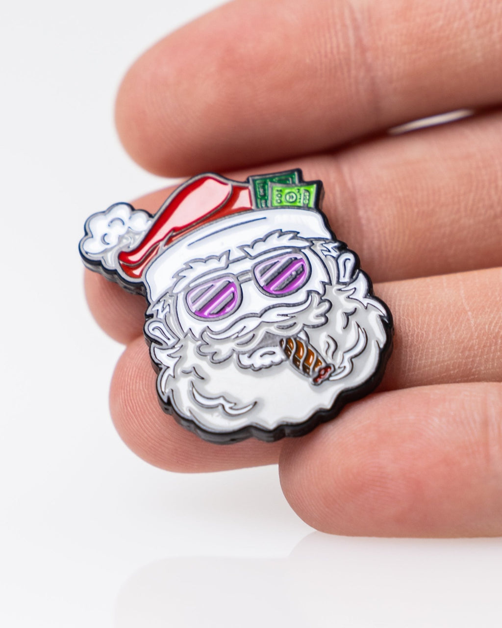 Santa the Degenerate Ball Marker - Black Girl Golf
