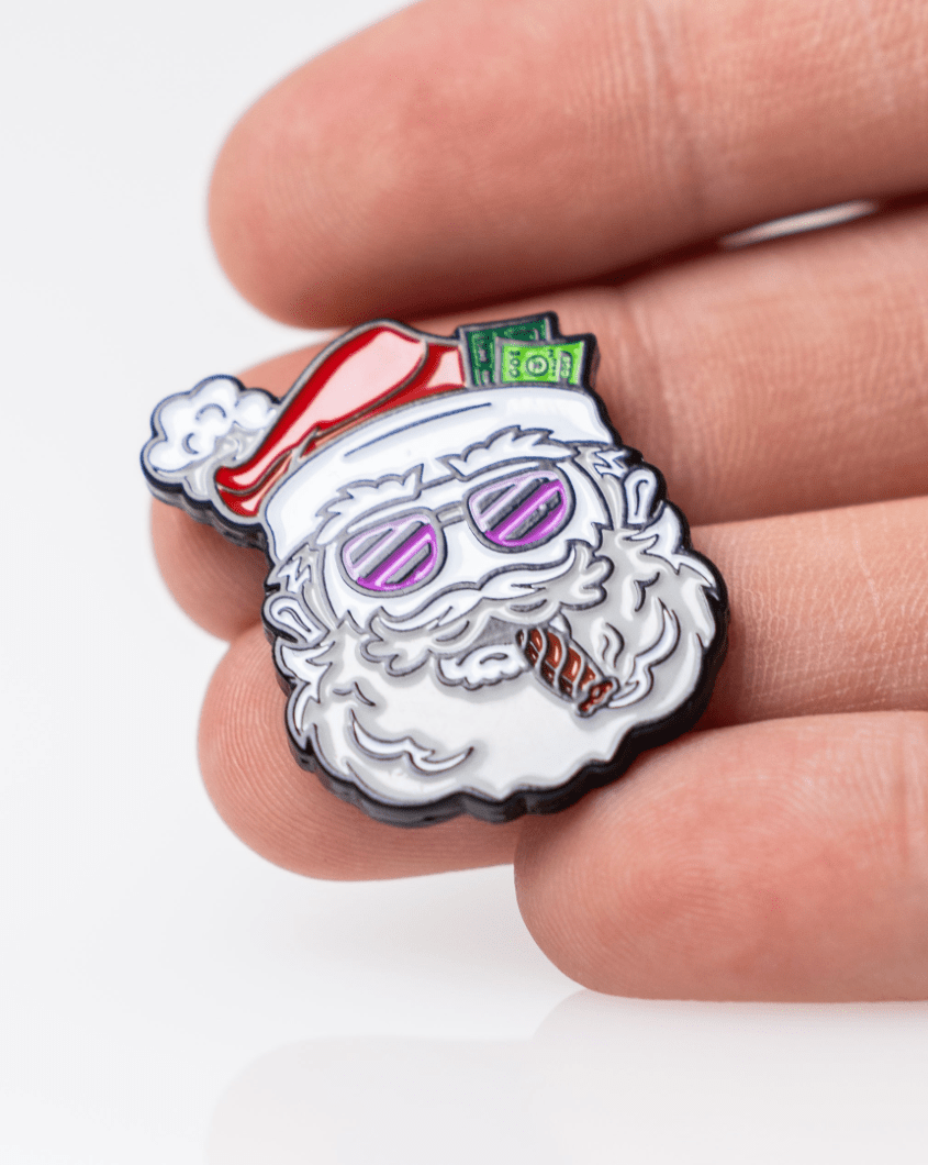 Santa the Degenerate Ball Marker - Black Girl Golf