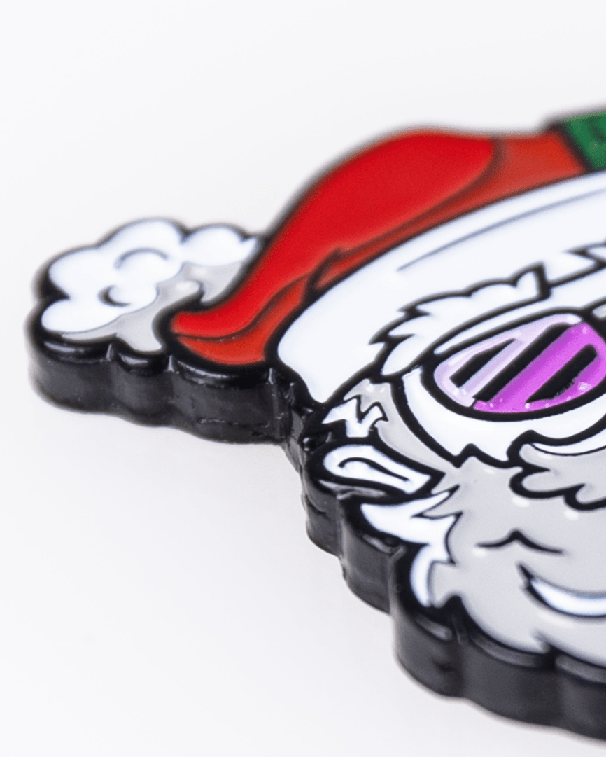 Santa the Degenerate Ball Marker - Black Girl Golf