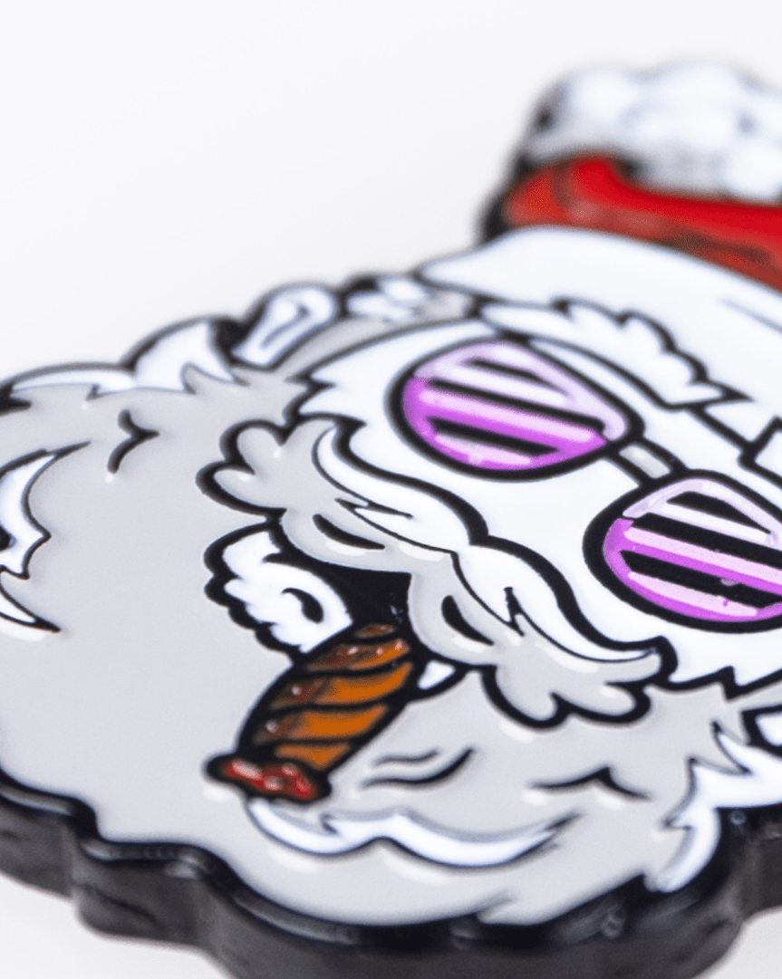 Santa the Degenerate Ball Marker - Black Girl Golf