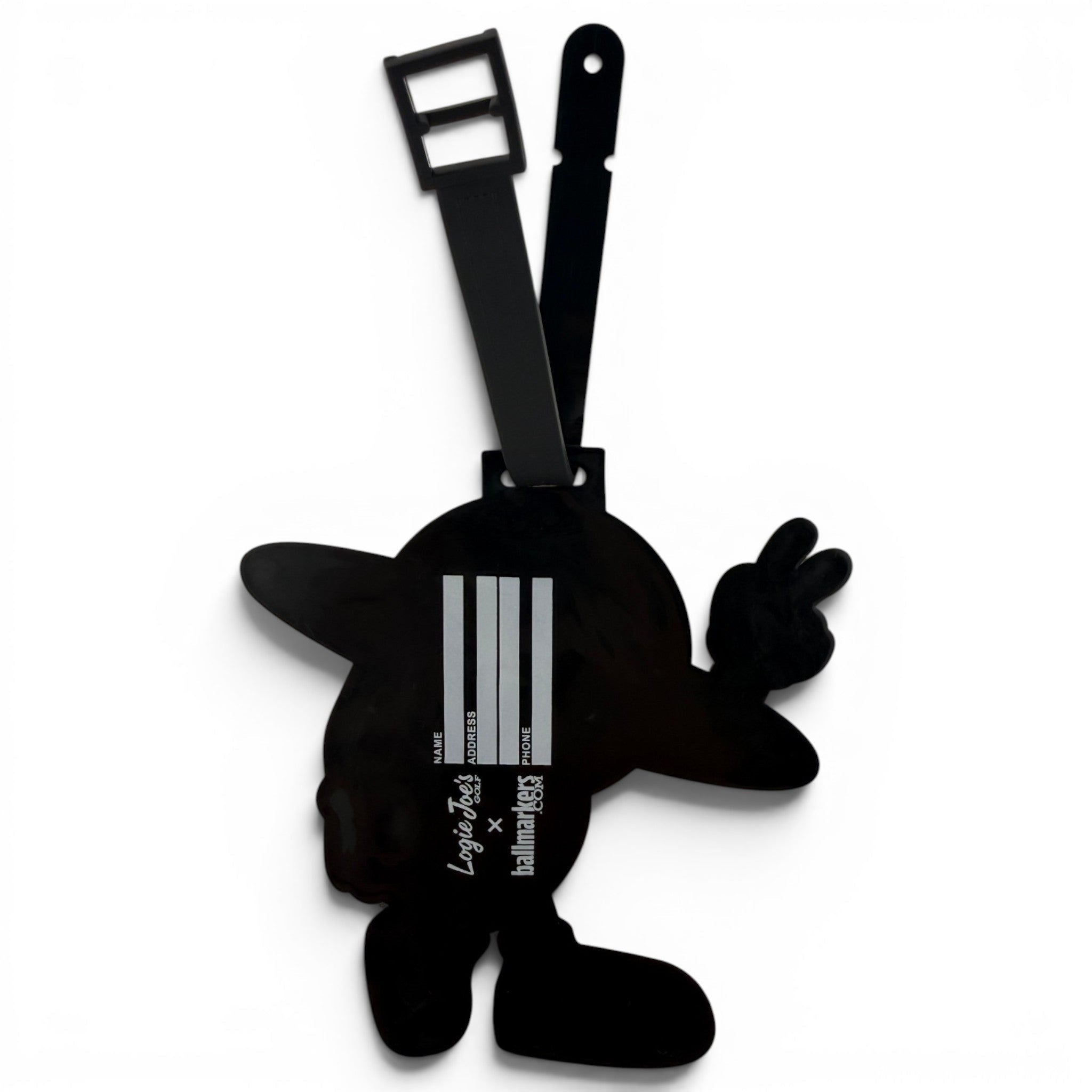 Saturn Out Clip-On Tag | Multi-Use Bag Tag, Travel Tag, Golf Accessory - Black Girl Golf