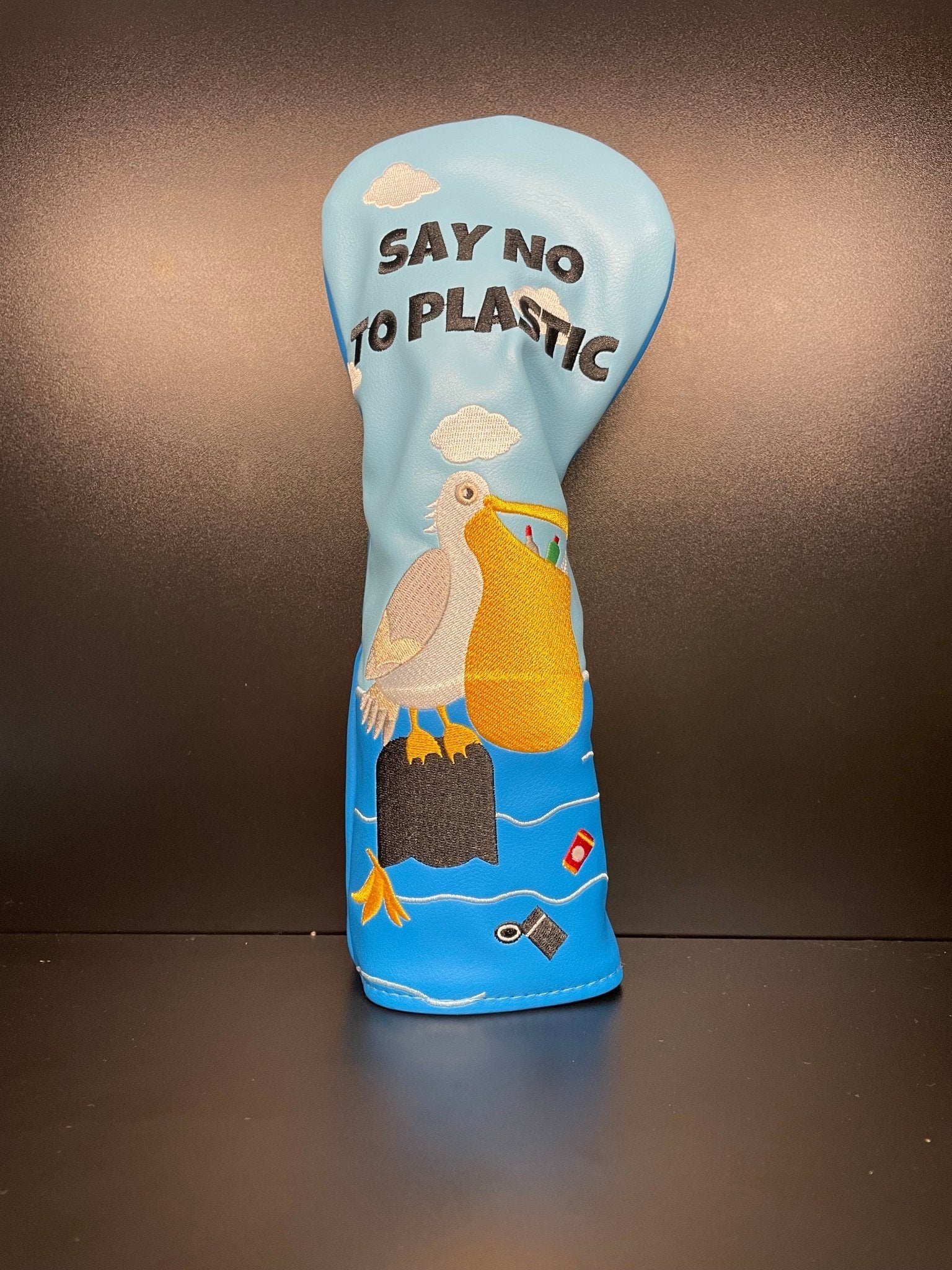 Say No To Plastic Headcover - Black Girl Golf