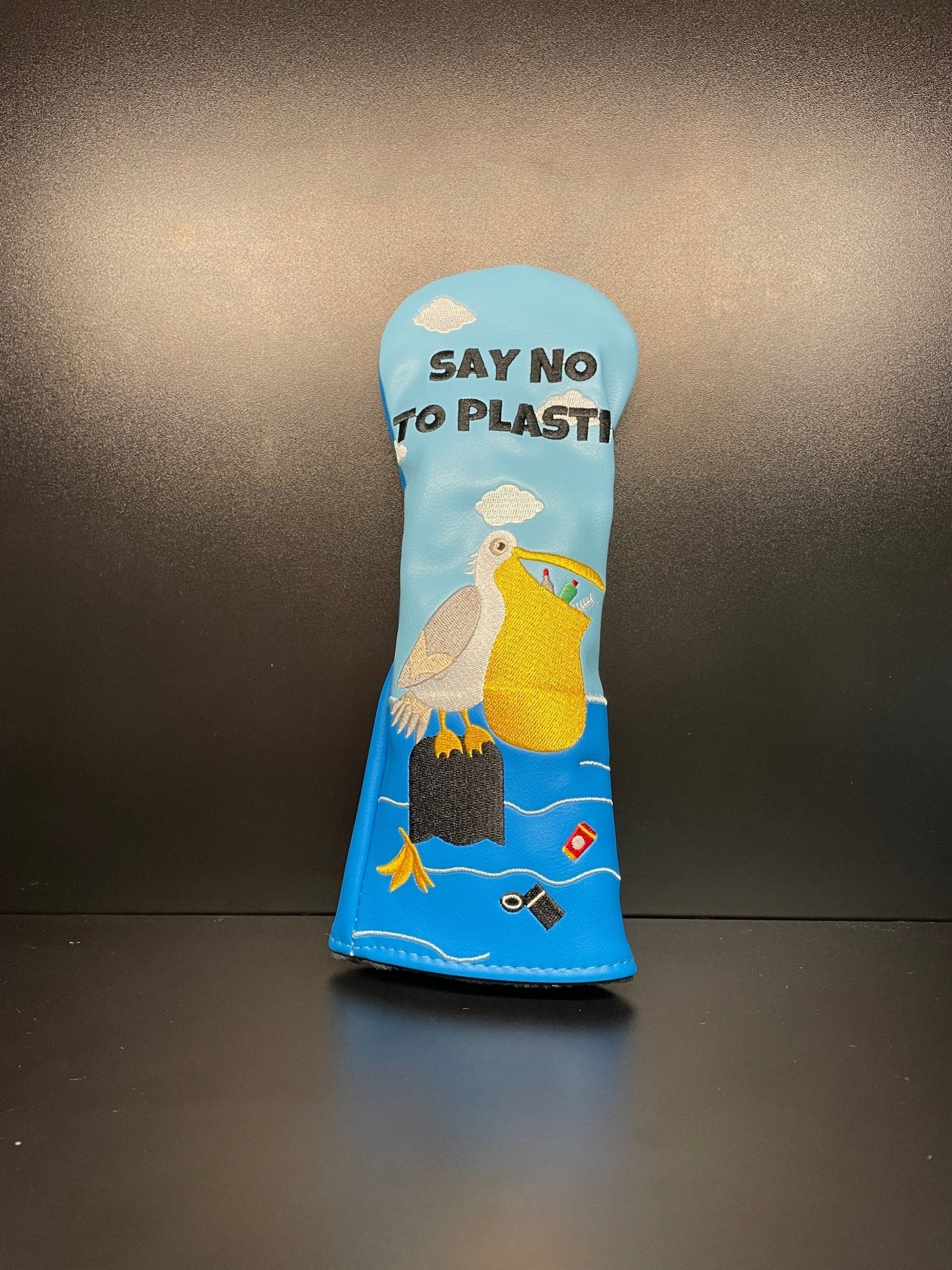 Say No To Plastic Headcover - Black Girl Golf