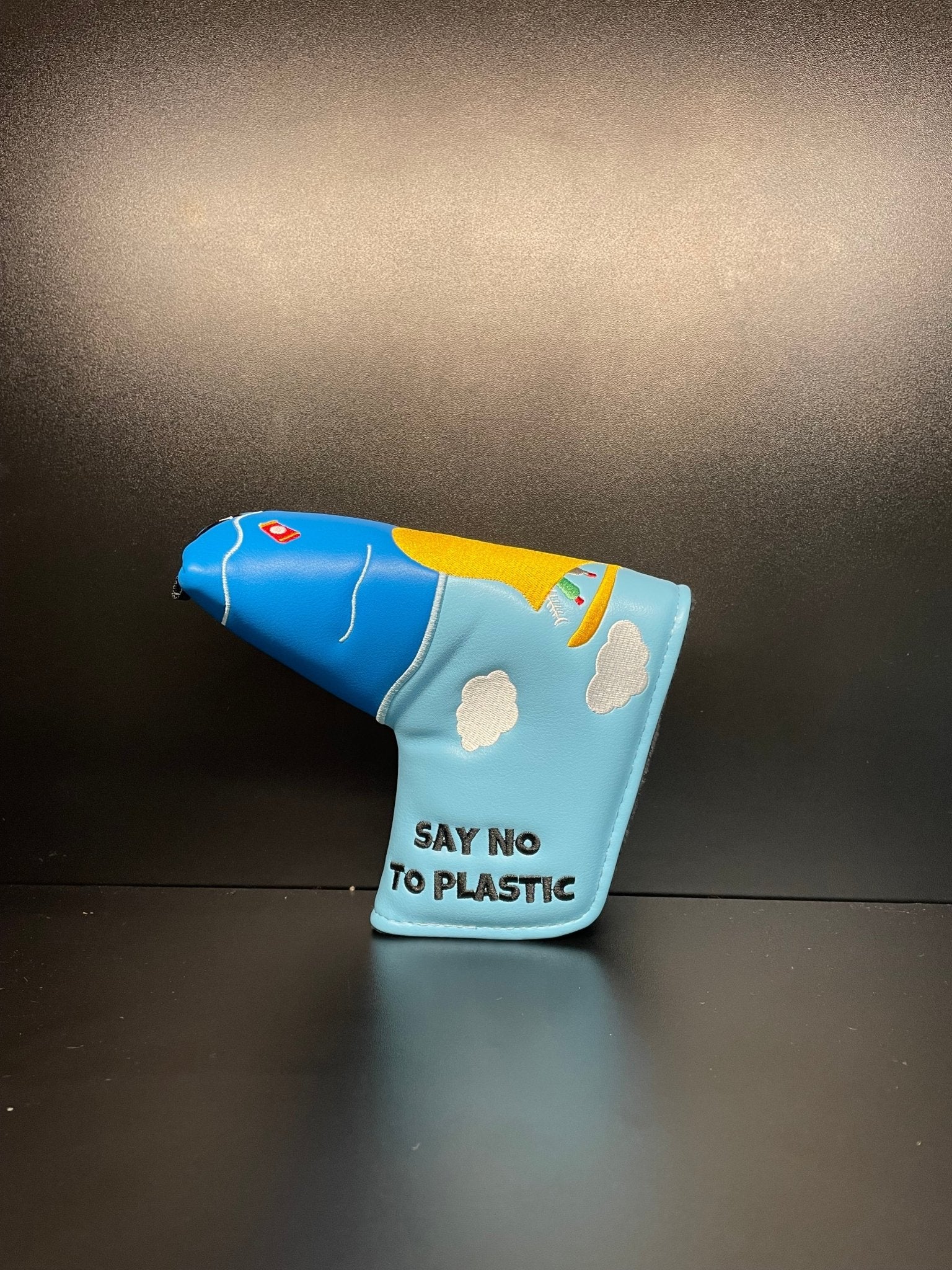 Say No To Plastic Headcover - Black Girl Golf