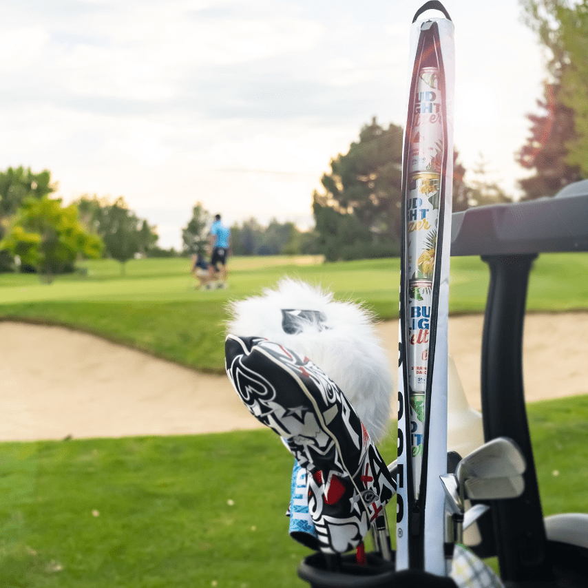 Seltzer Sleeve - White - Black Girl Golf
