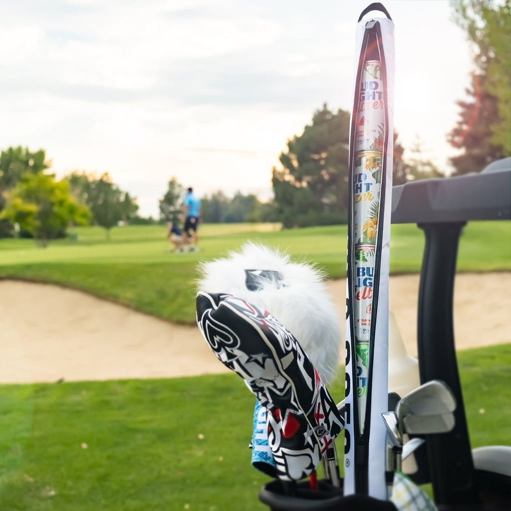 Seltzer Sleeve - White - Black Girl Golf
