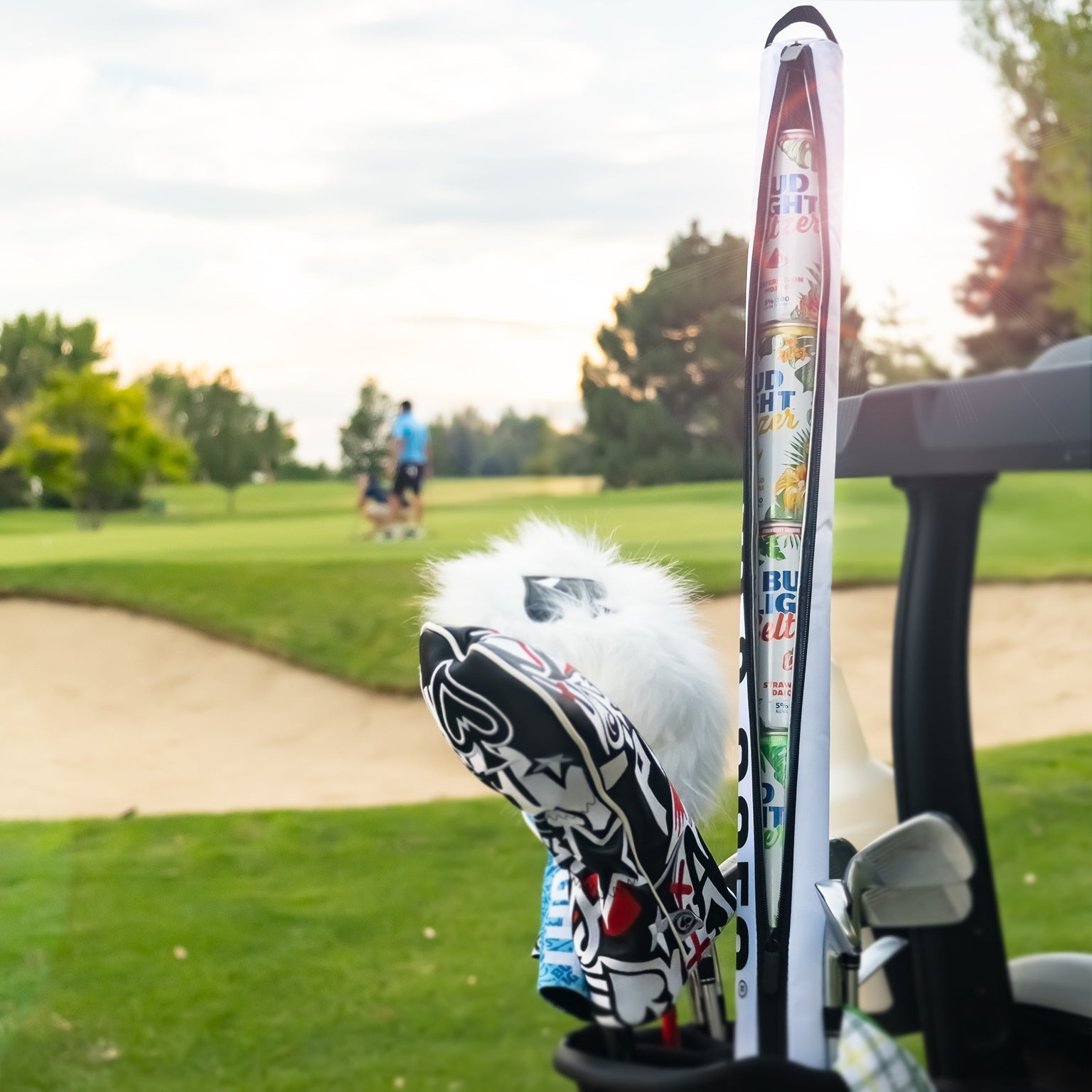 Seltzer Sleeve - White - Black Girl Golf