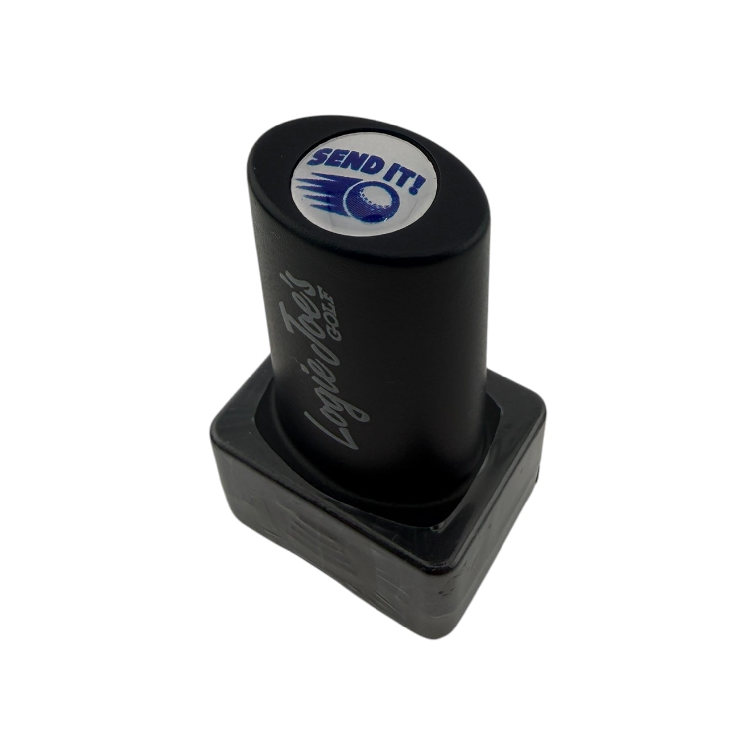 Send It Golf Ball Stamp | Quick - Dry Ink Stamper | Easy Ball Identification | Fun Golf Gift - Black Girl Golf