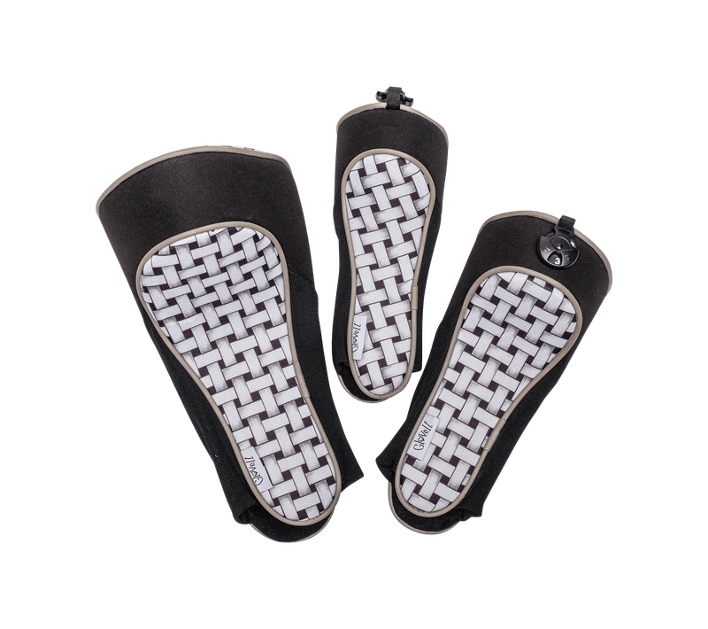 Shadow Weave Club Covers 3 Piece Set - Black Girl Golf