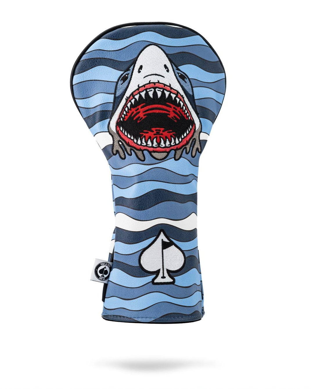 Shark Attack Driver Cover - Black Girl Golf