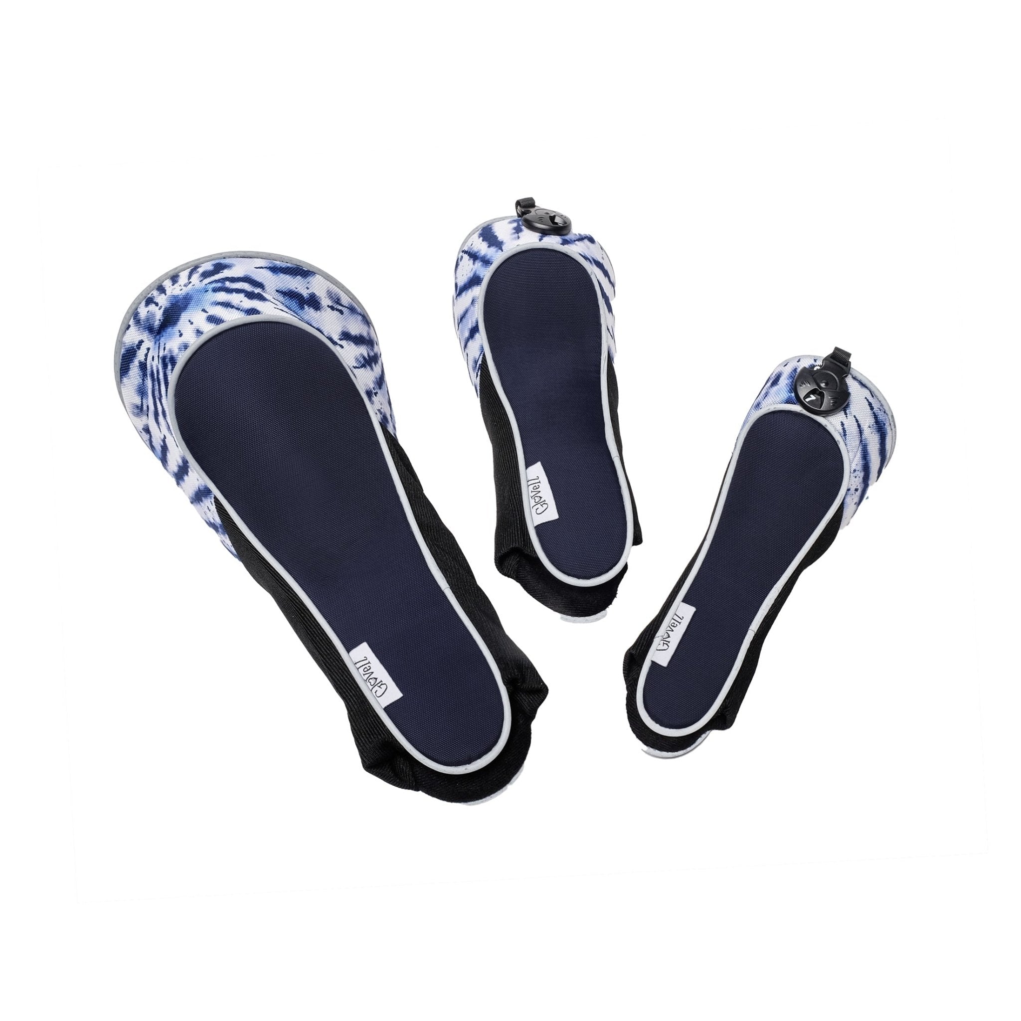 Shibori 3 Piece Club Cover Set - Black Girl Golf