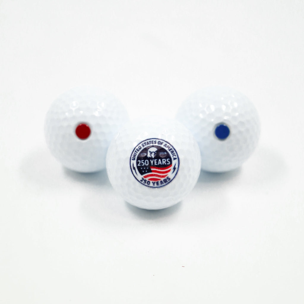 SHOCK'D Golf Balls - Patriot Edition - Black Girl Golf