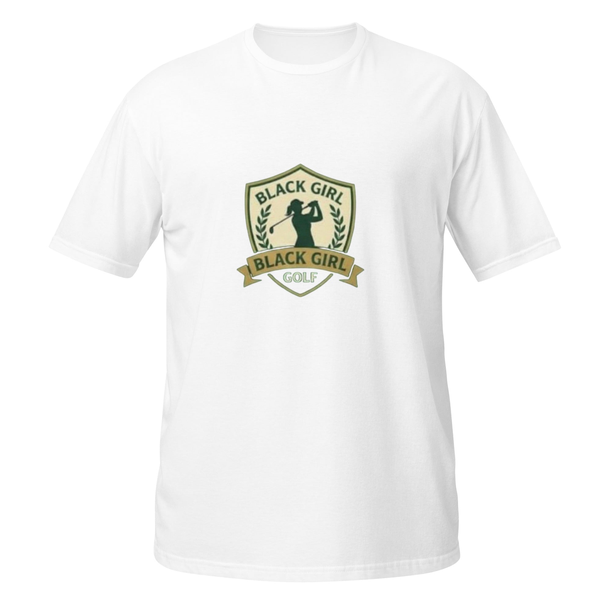 Short - Sleeve Unisex T-Shirt - Black Girl Golf