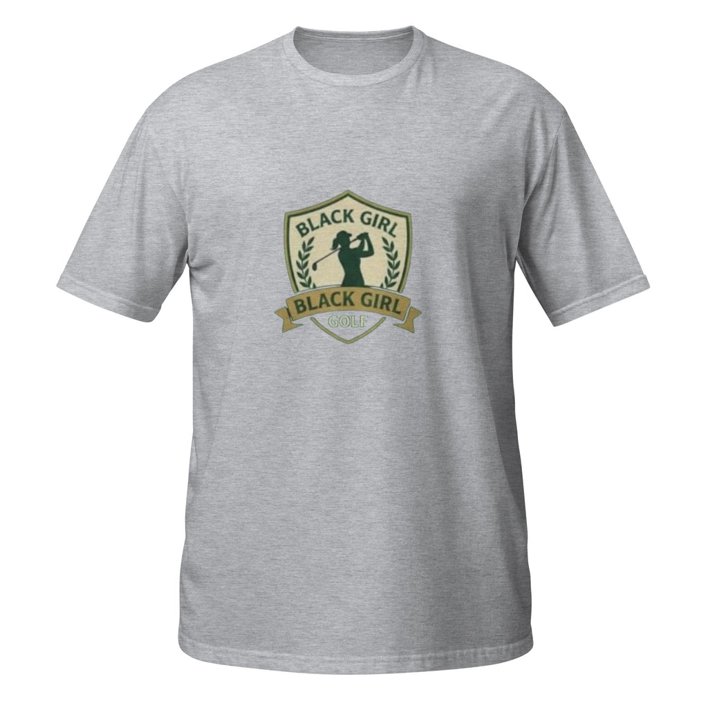 Short - Sleeve Unisex T-Shirt - Black Girl Golf