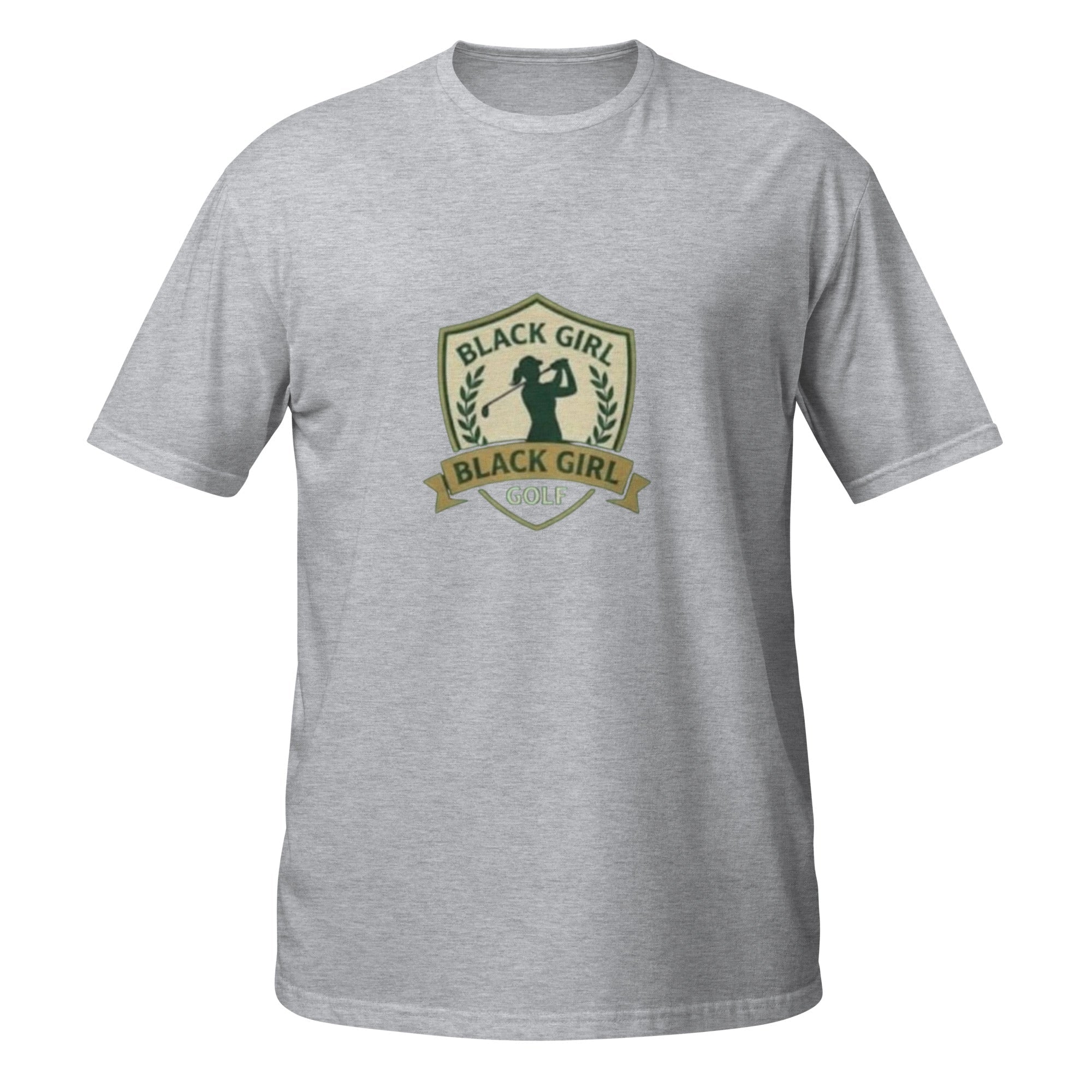 Short - Sleeve Unisex T-Shirt - Black Girl Golf