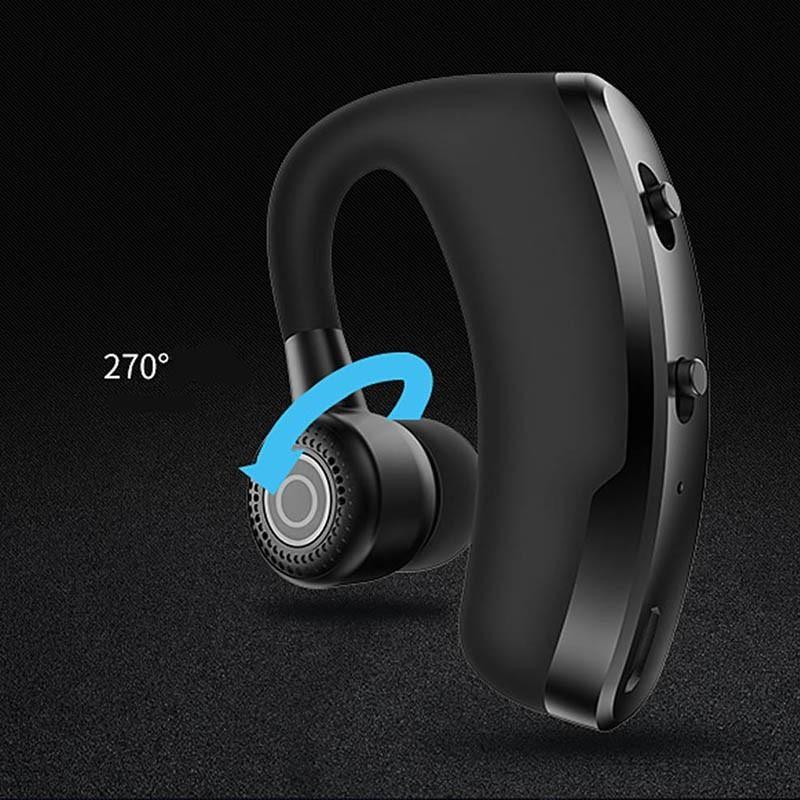Single Ear Business Earphone Bluetooth 5.0 Sports Wireless Noise Isolating Headset Wireless Bluetooth Earpiece Hands-Free 10 Hours Playing Time Earphones With Built-in Mic For Driving Office Compatible With Smartphones - Black Girl Golf