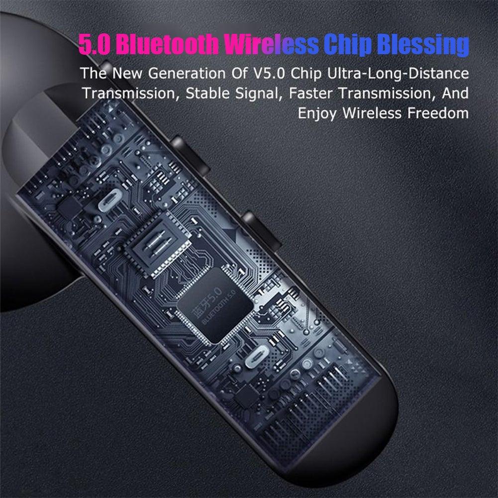 Single-Ear Sports Waterproof Car Earphone Ultra Standby Bluetooth-Compatible Headset Bone Conduction Ear Hook Headphone Sports Headphones Wired Gaming Earbuds Monitor Earphones with Mic, Stereo Sound Volume Control and Detachable Microphone - Black Girl Golf