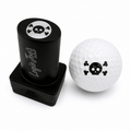 Skull & Bones Stamp | Quick - Dry Ink Stamper | Easy Ball Identification | Fun Golf Gift - Black Girl Golf