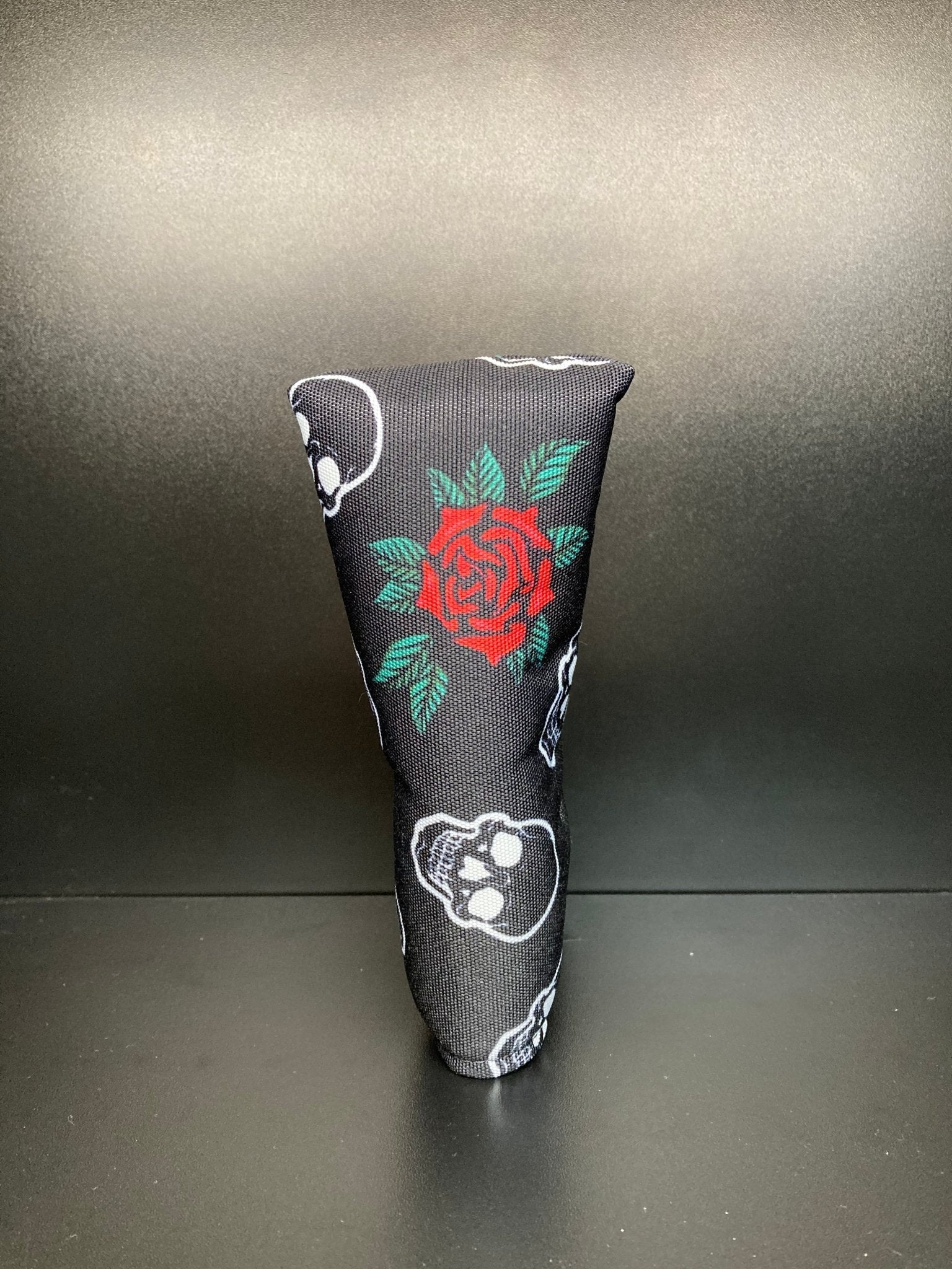 Skulls & Roses Canvas Headcover - Black Girl Golf