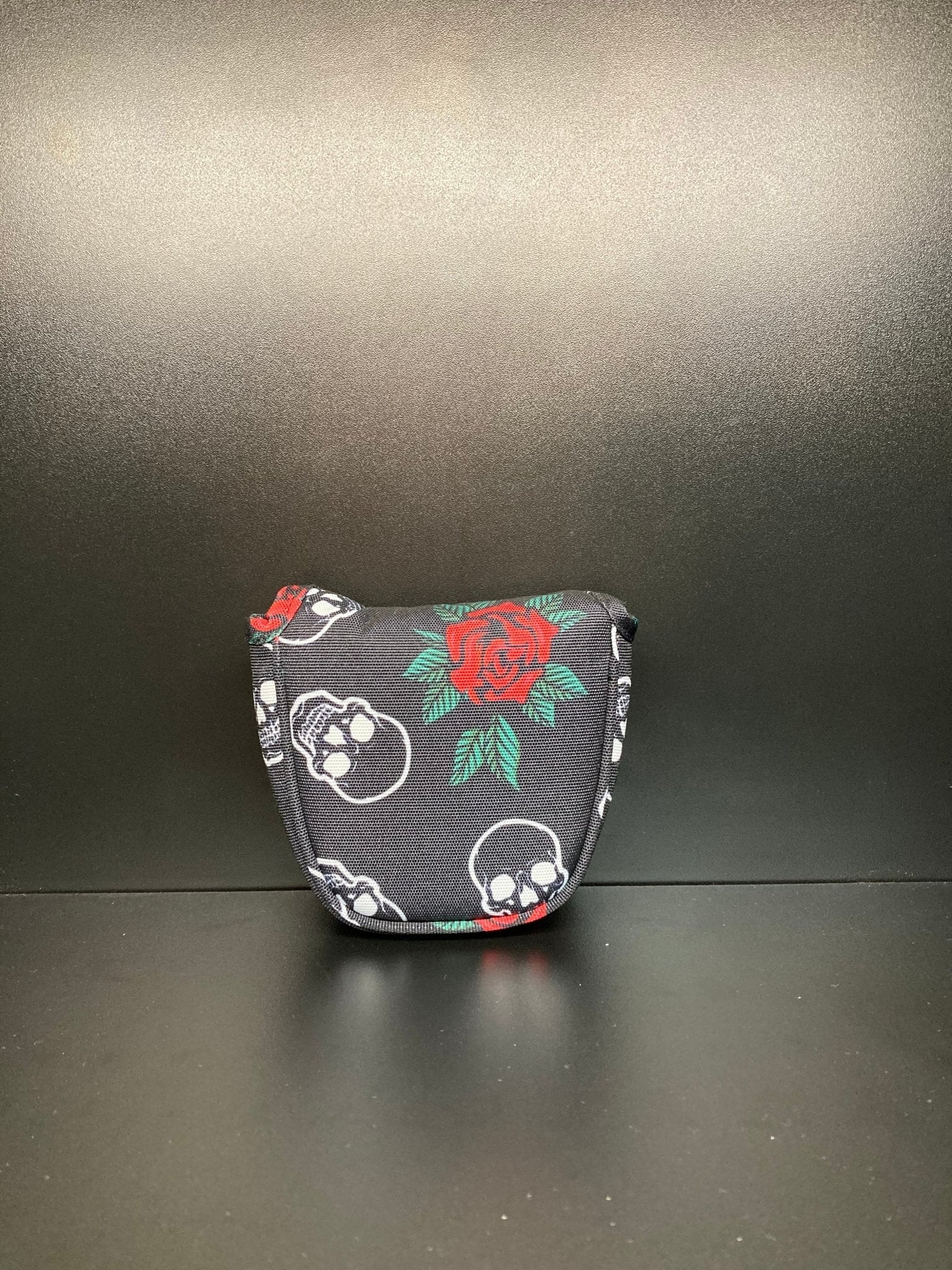 Skulls & Roses Canvas Headcover - Black Girl Golf