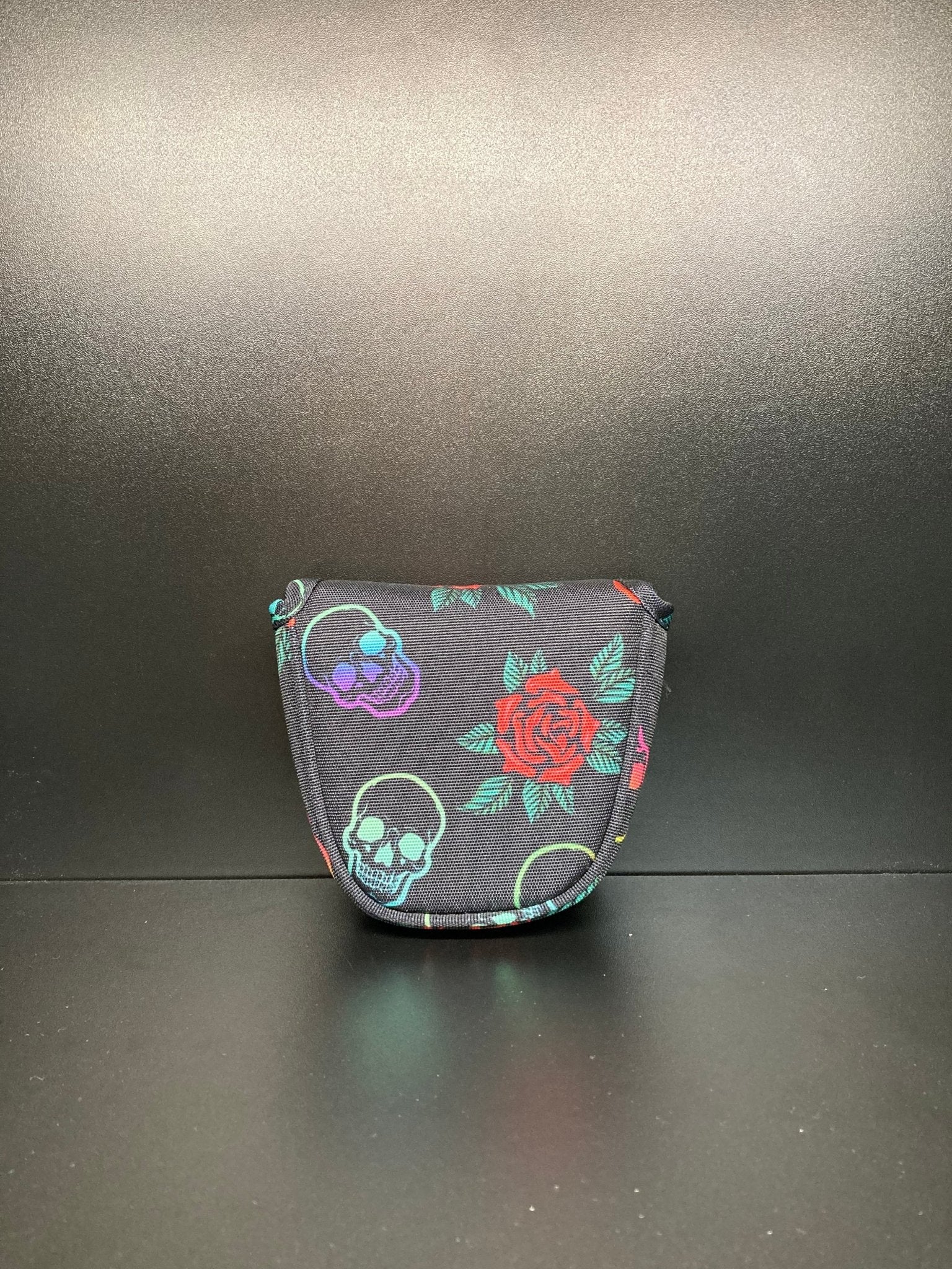 Skulls & Roses Canvas Headcover - Black Girl Golf