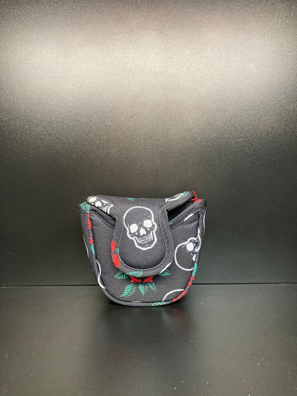 Skulls & Roses Canvas Headcover - Black Girl Golf