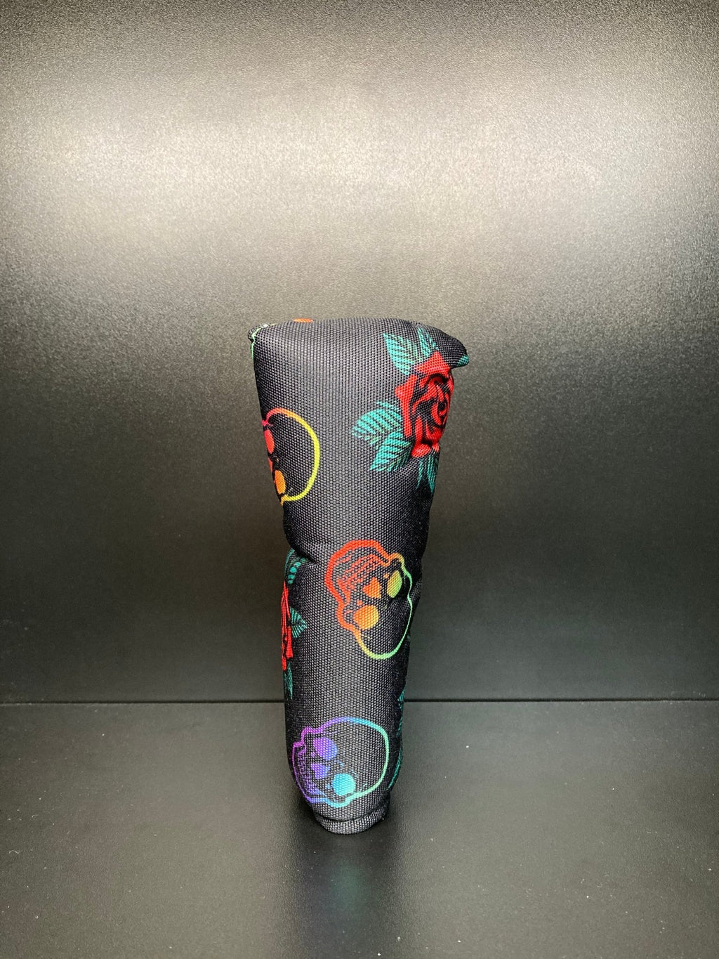 Skulls & Roses Canvas Headcover - Black Girl Golf