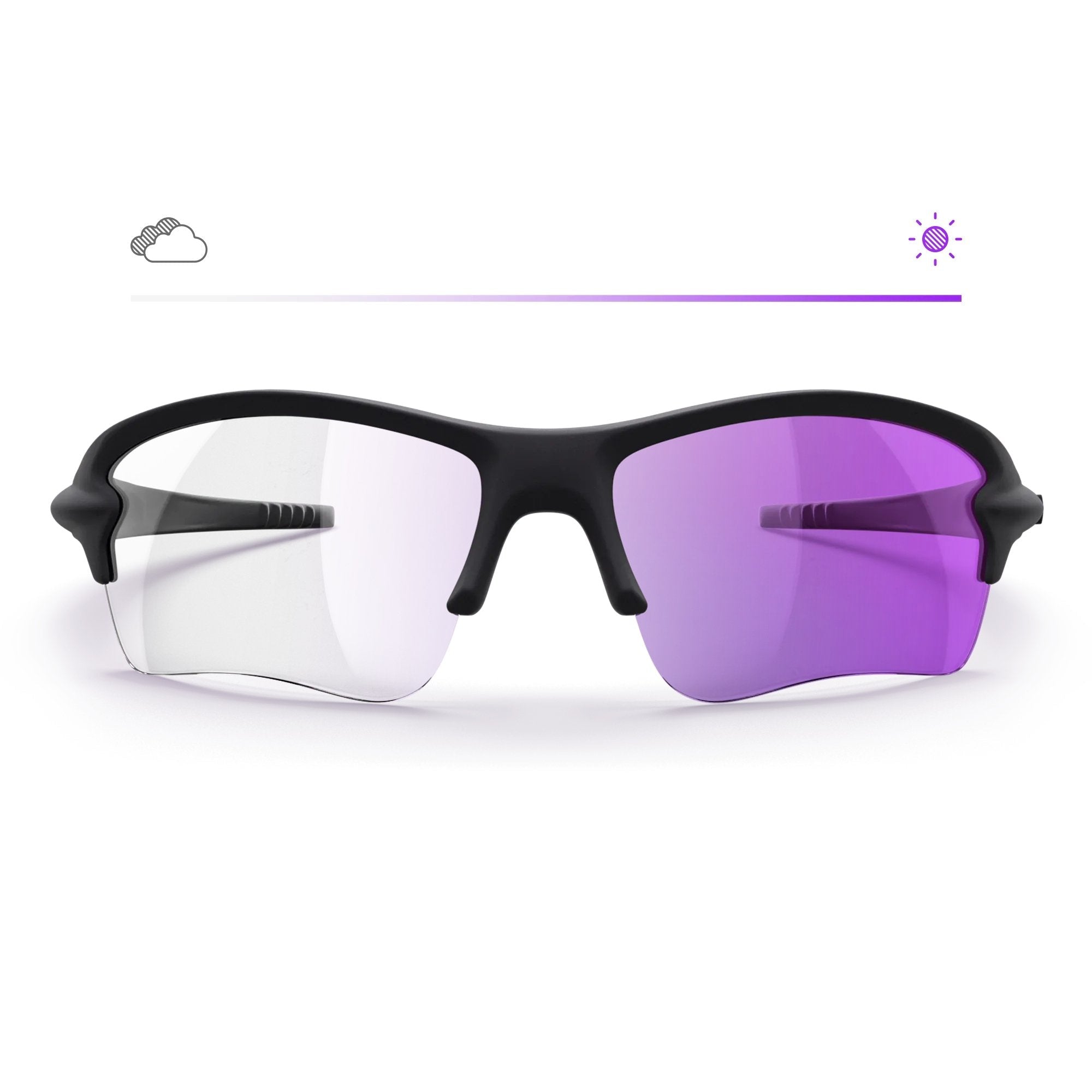 Sling Blade Transitions® Colors Prescription Sunglasses - Black Girl Golf