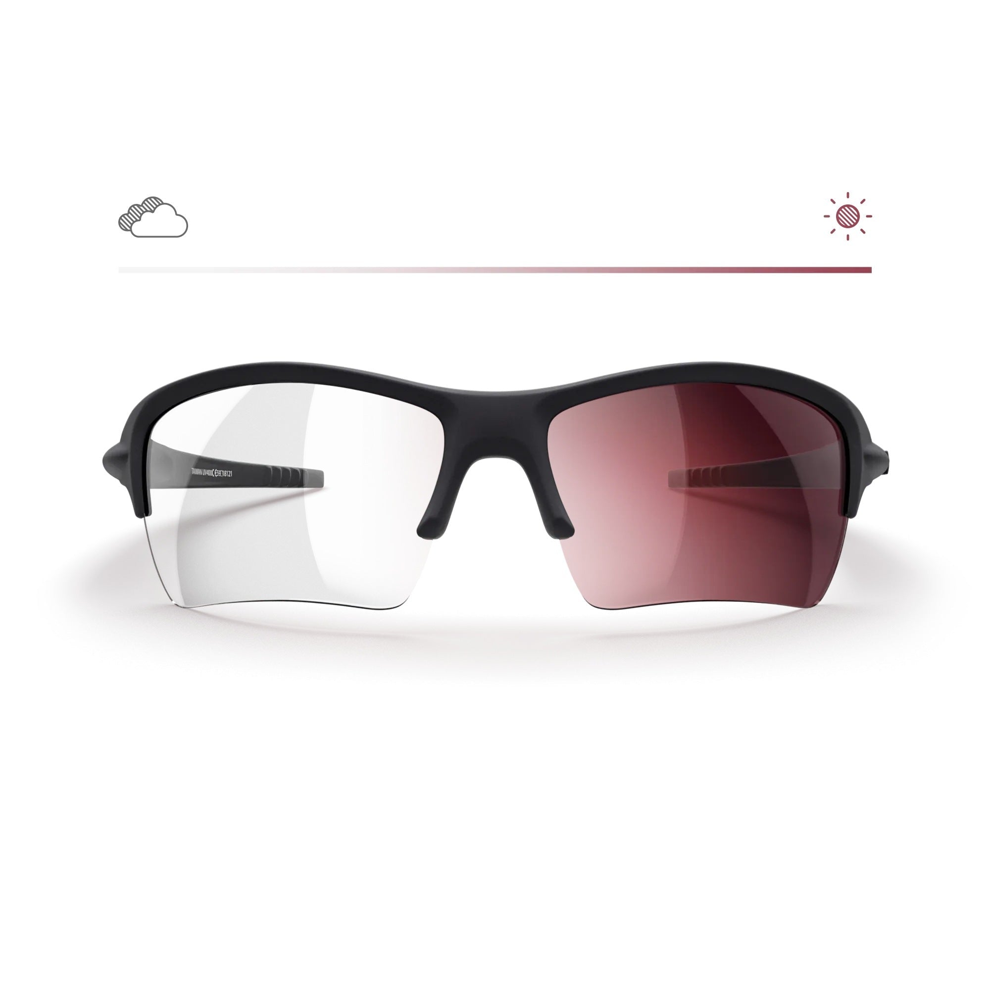 Sling XM Transitions® Mirrors Prescription Sunglasses - Black Girl Golf