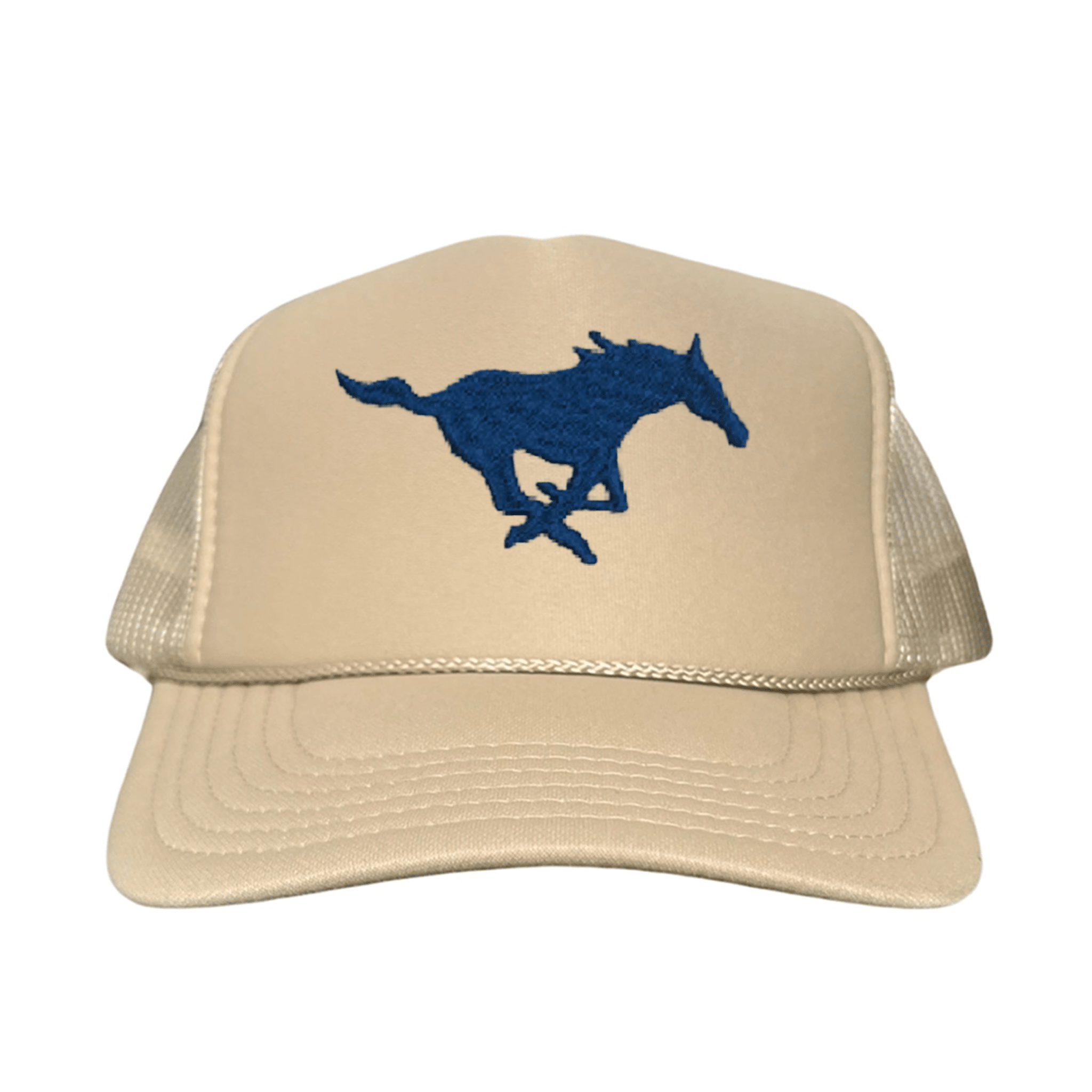 SMU Mustang Embroidered Hats / SMU1048 / MM - Black Girl Golf