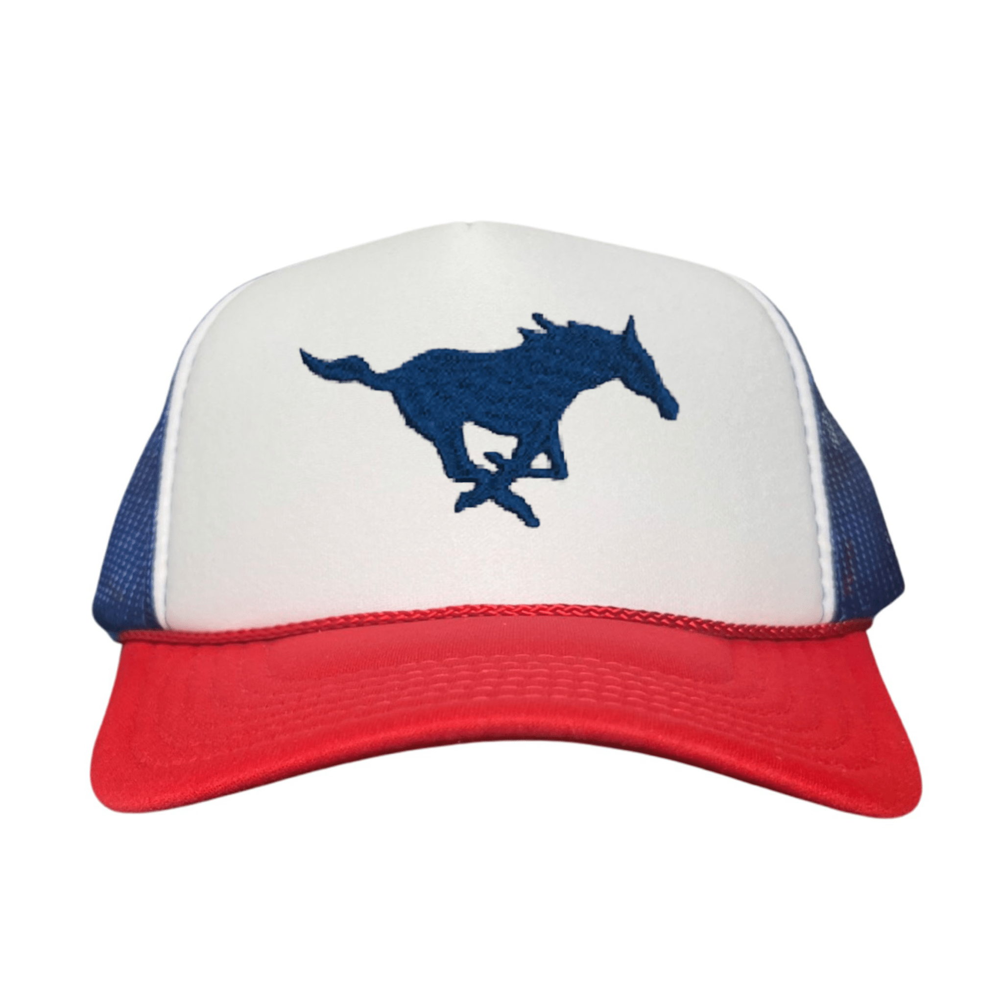 SMU Mustang Embroidered Hats / SMU1048 / MM - Black Girl Golf