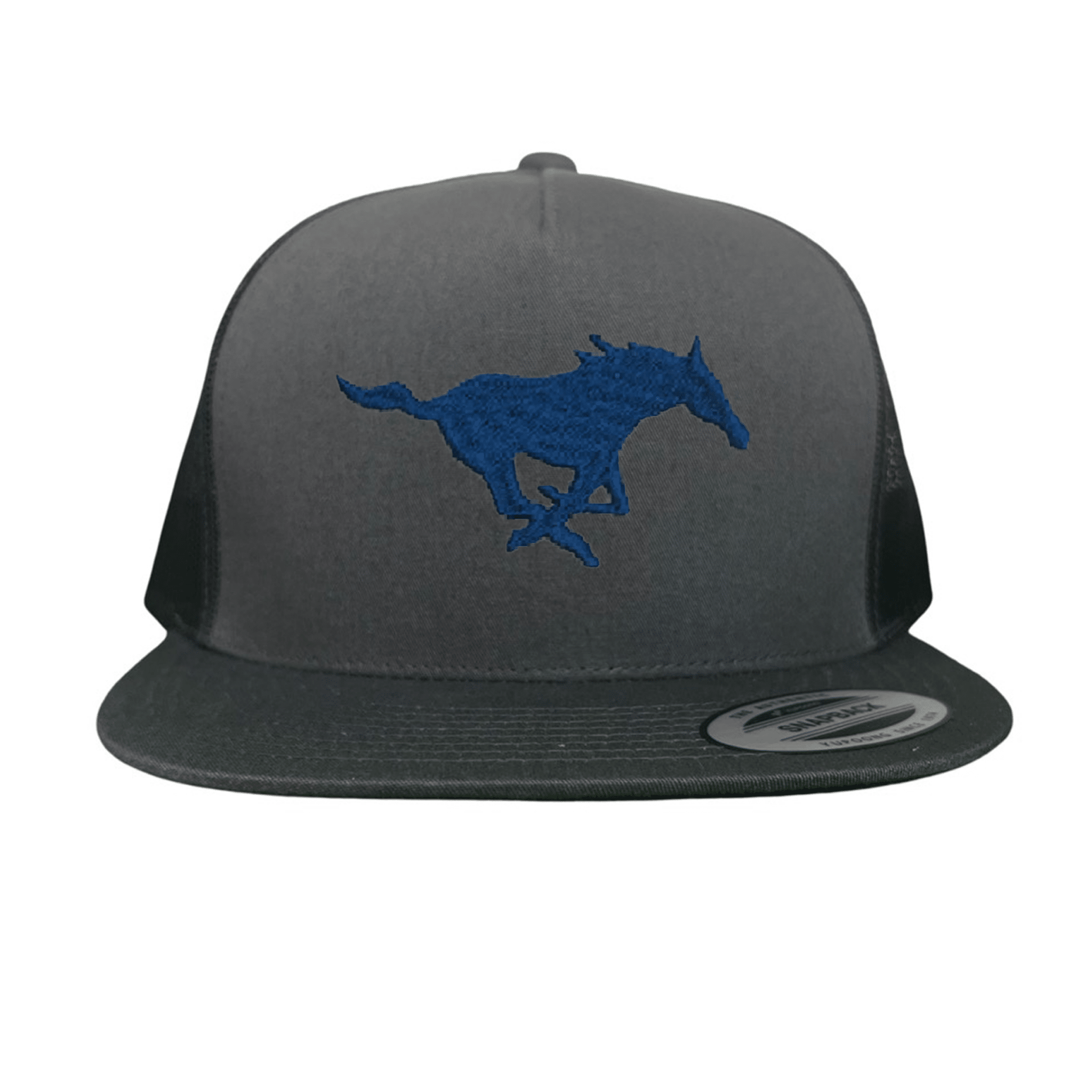 SMU Mustang Embroidered Hats / SMU1048 / MM - Black Girl Golf