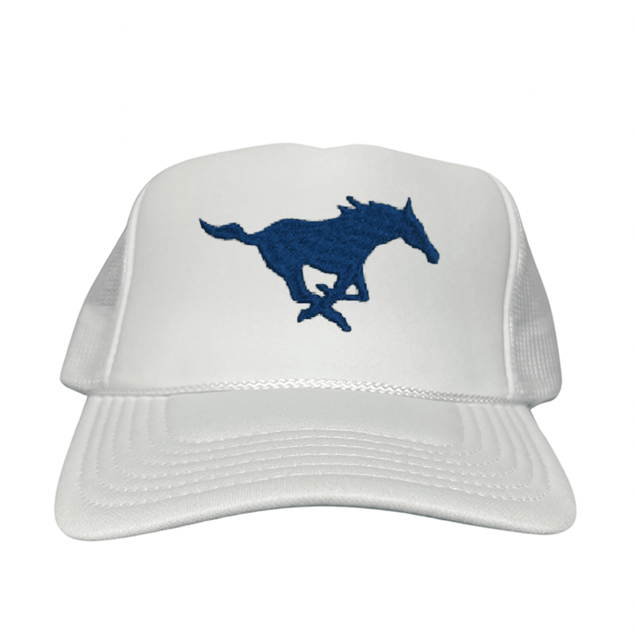 SMU Mustang Embroidered Hats / SMU1048 / MM - Black Girl Golf