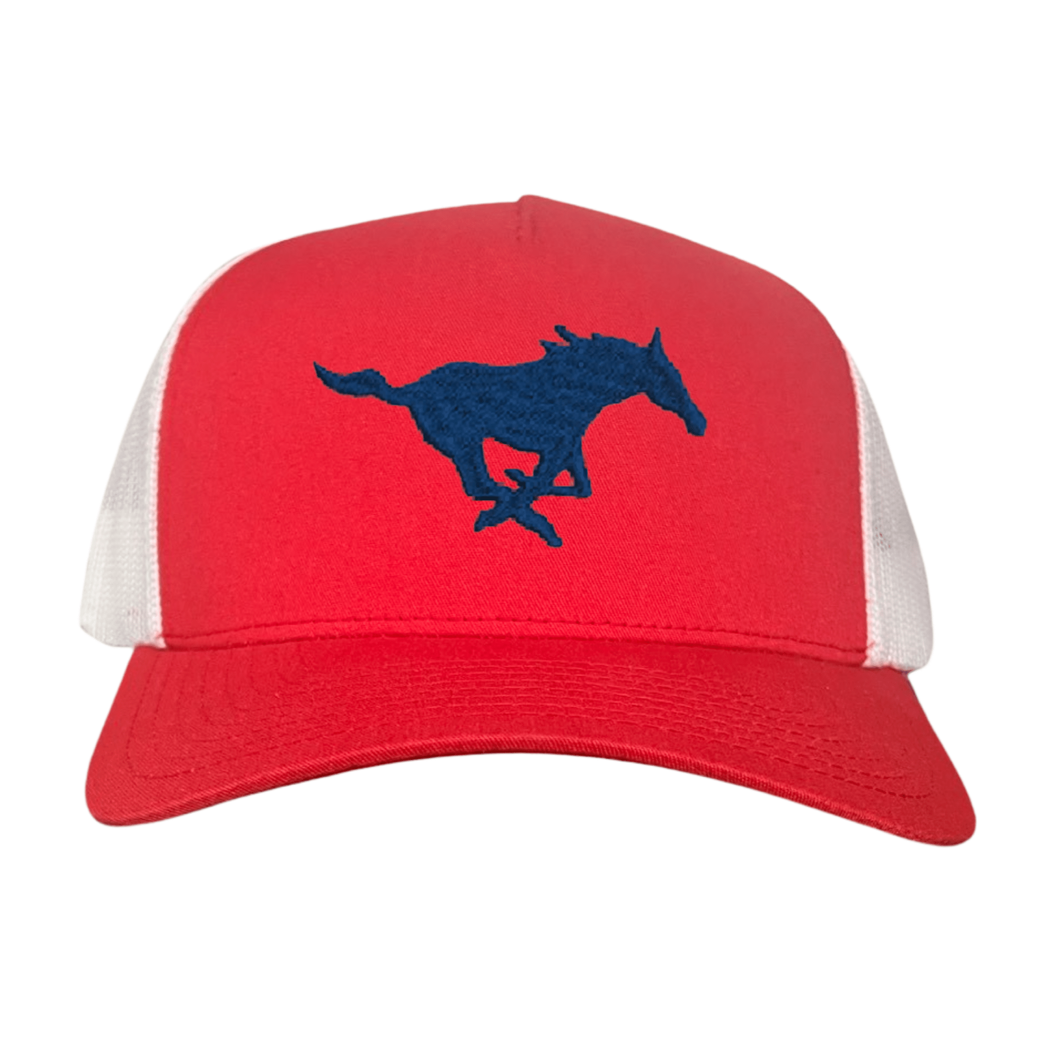 SMU Mustang Embroidered Hats / SMU1048 / MM - Black Girl Golf