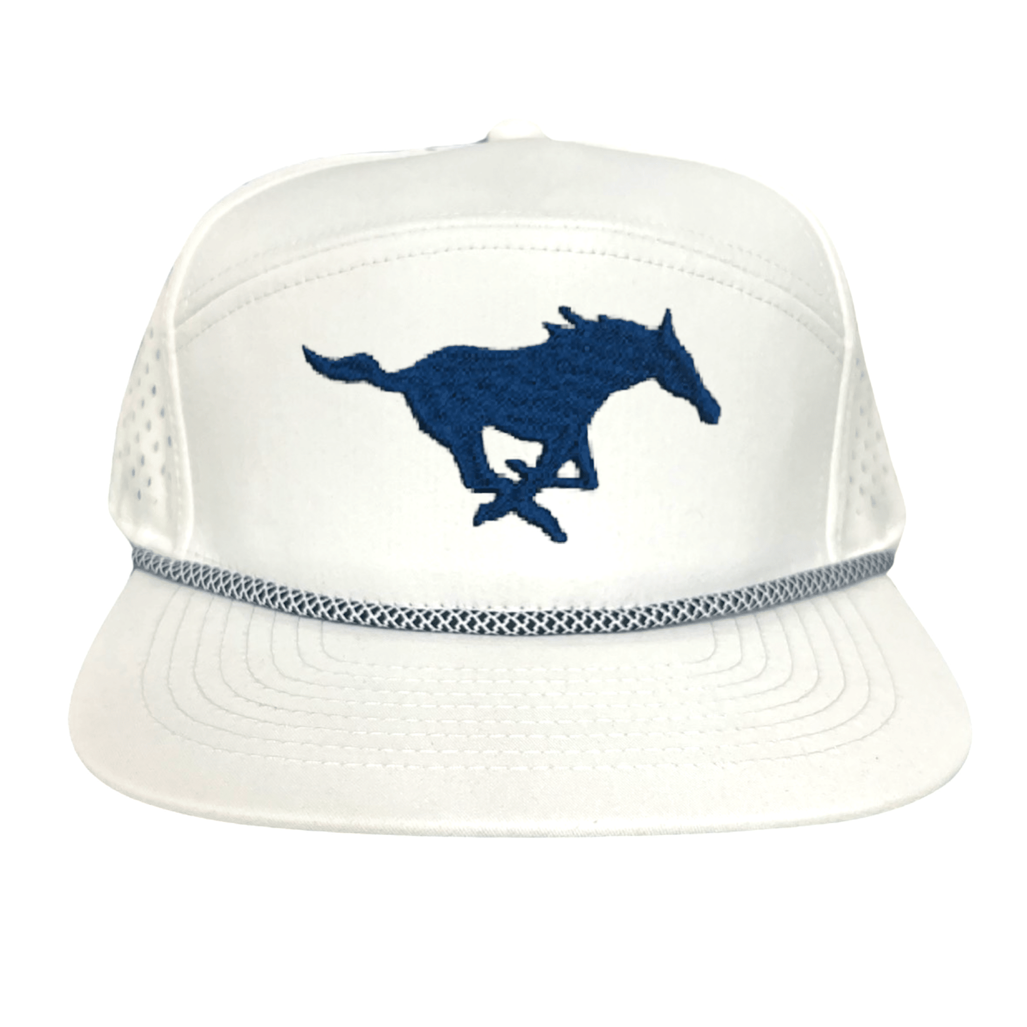 SMU Mustang Embroidered Hats / SMU1048 / MM - Black Girl Golf