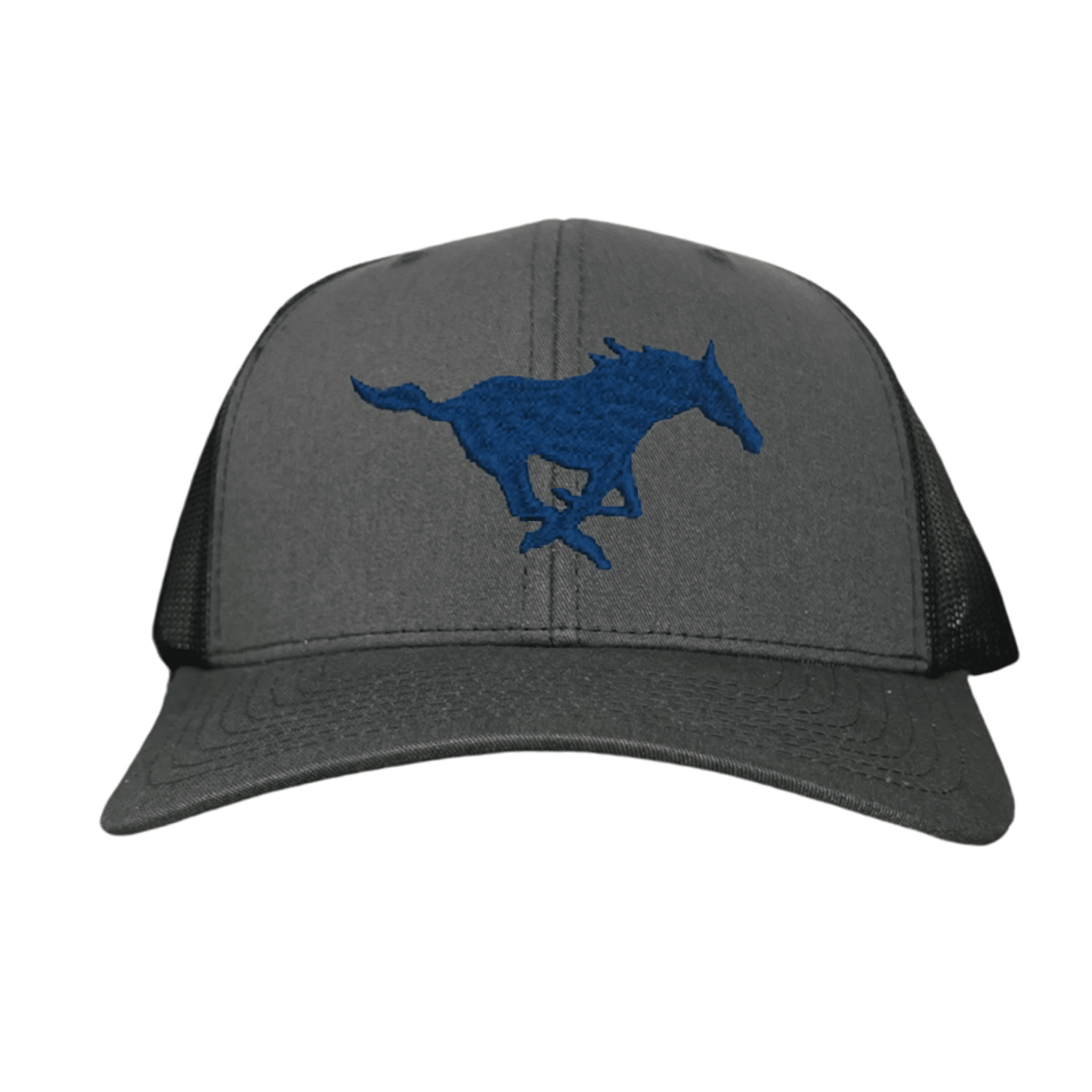 SMU Mustang Embroidered Hats / SMU1048 / MM - Black Girl Golf