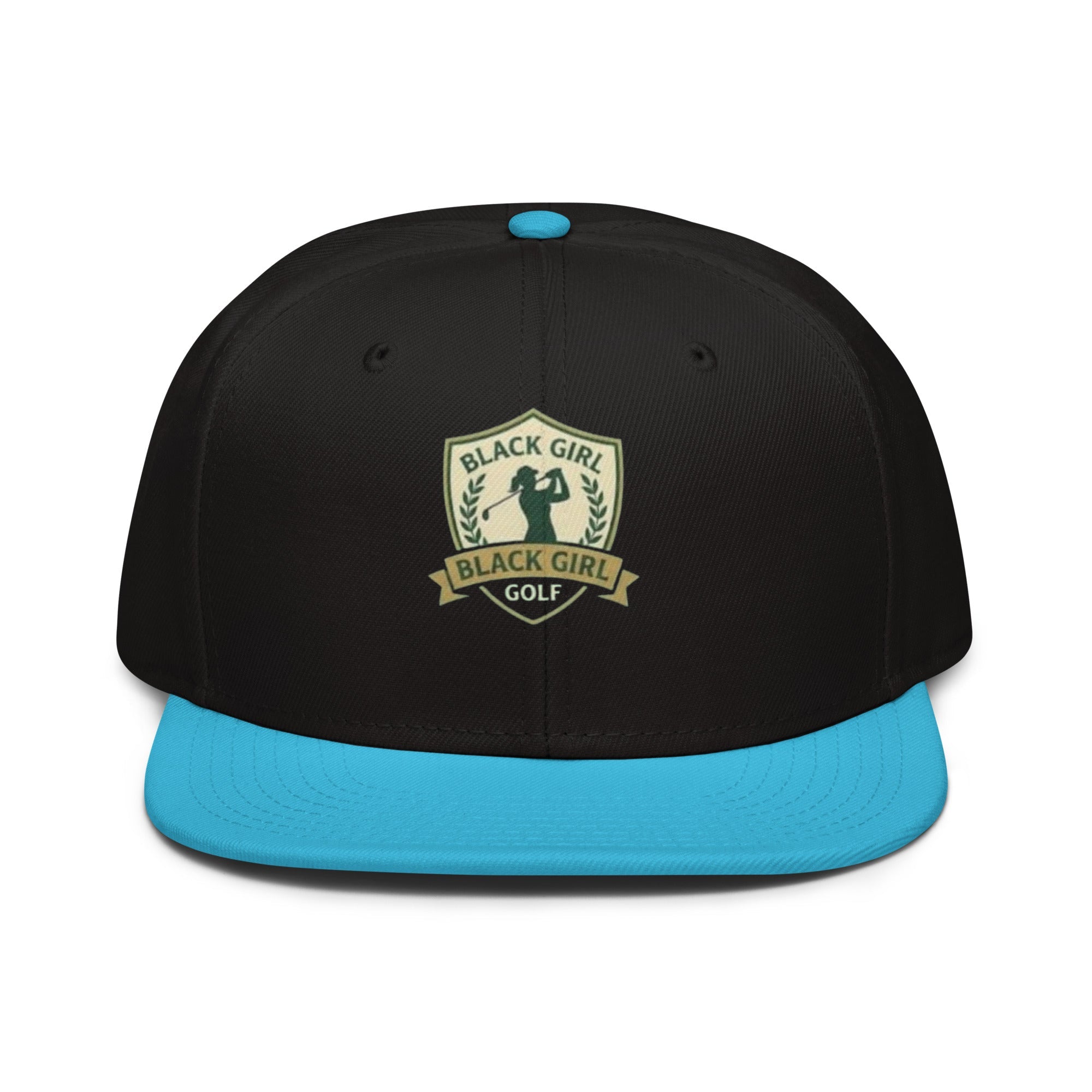 Snapback Hat - Black Girl Golf