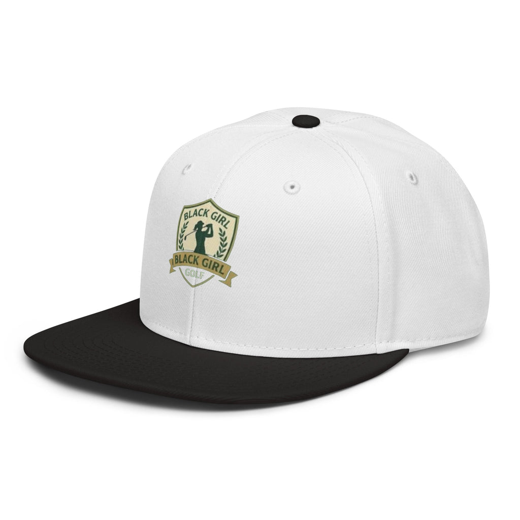Snapback Hat - Black Girl Golf