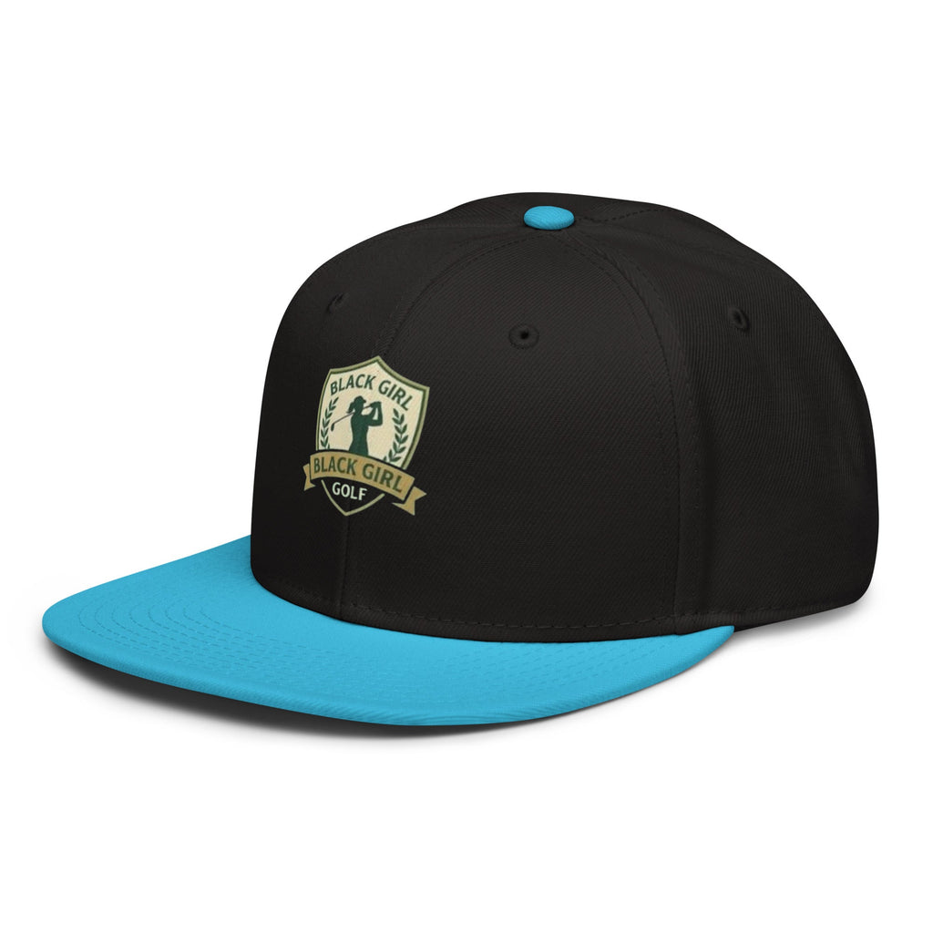 Snapback Hat - Black Girl Golf