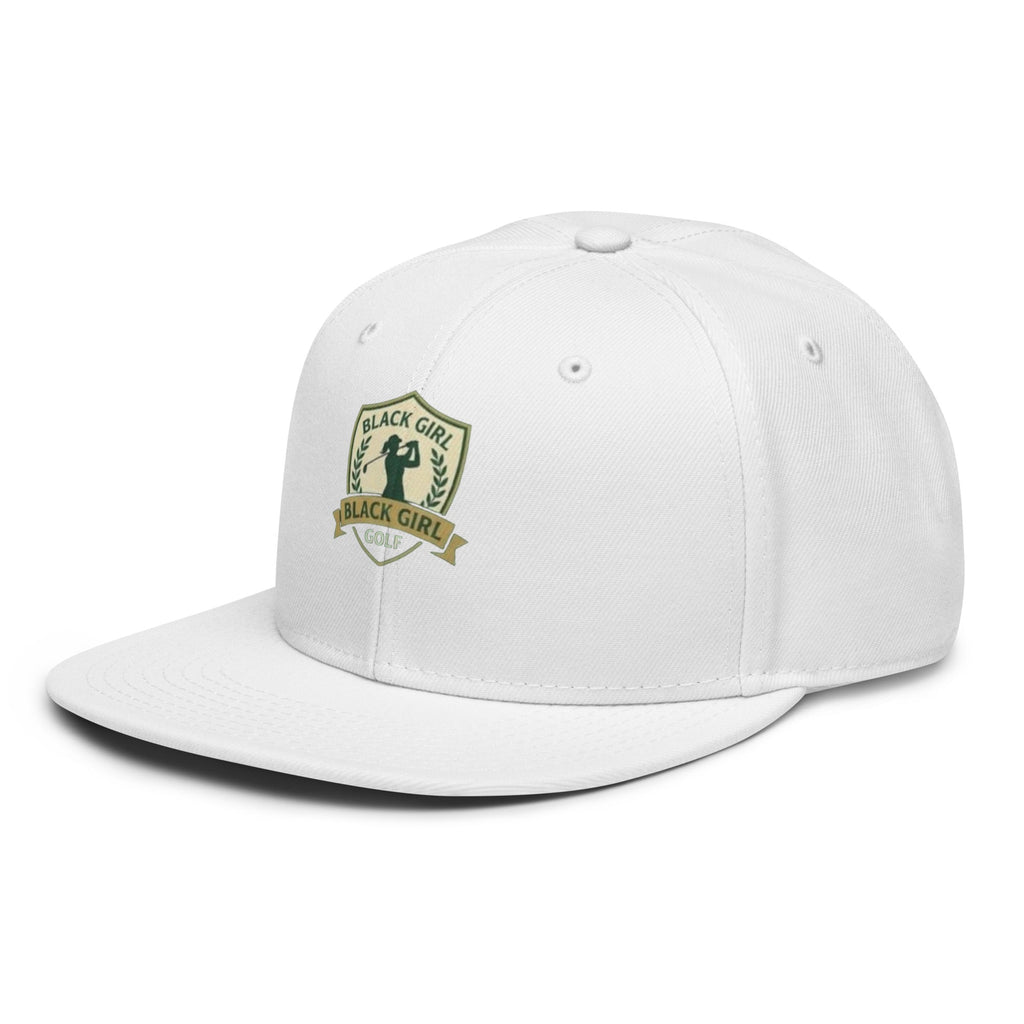 Snapback Hat - Black Girl Golf