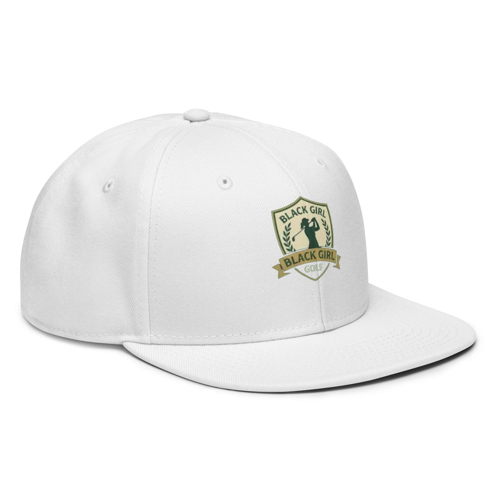 Snapback Hat - Black Girl Golf