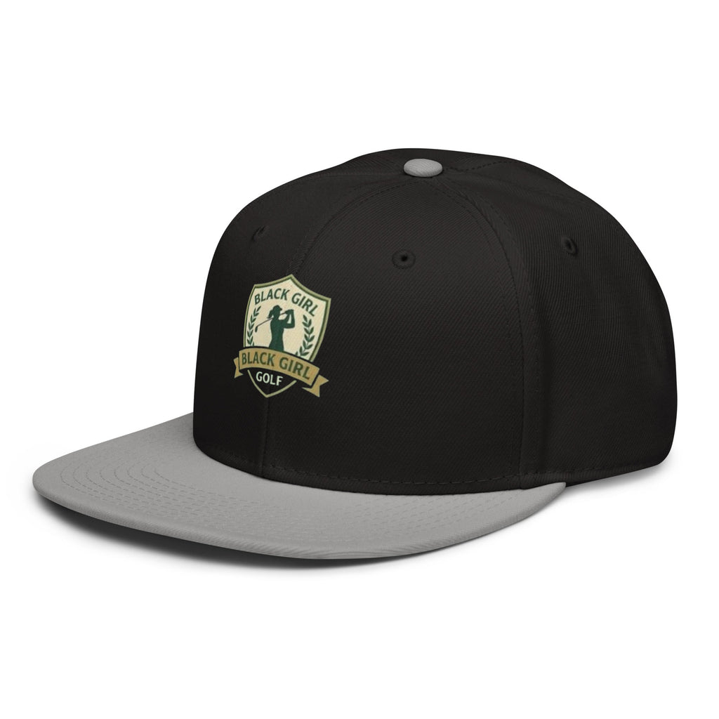 Snapback Hat - Black Girl Golf