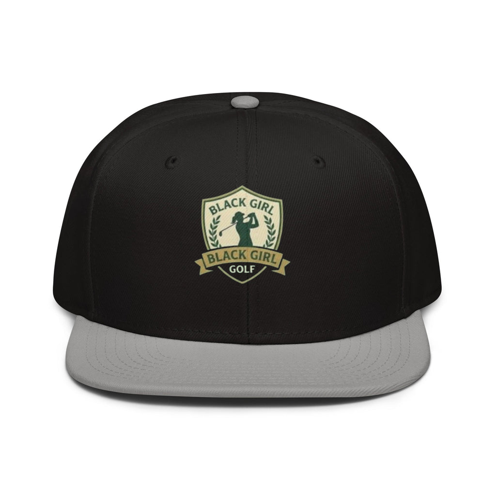 Snapback Hat - Black Girl Golf