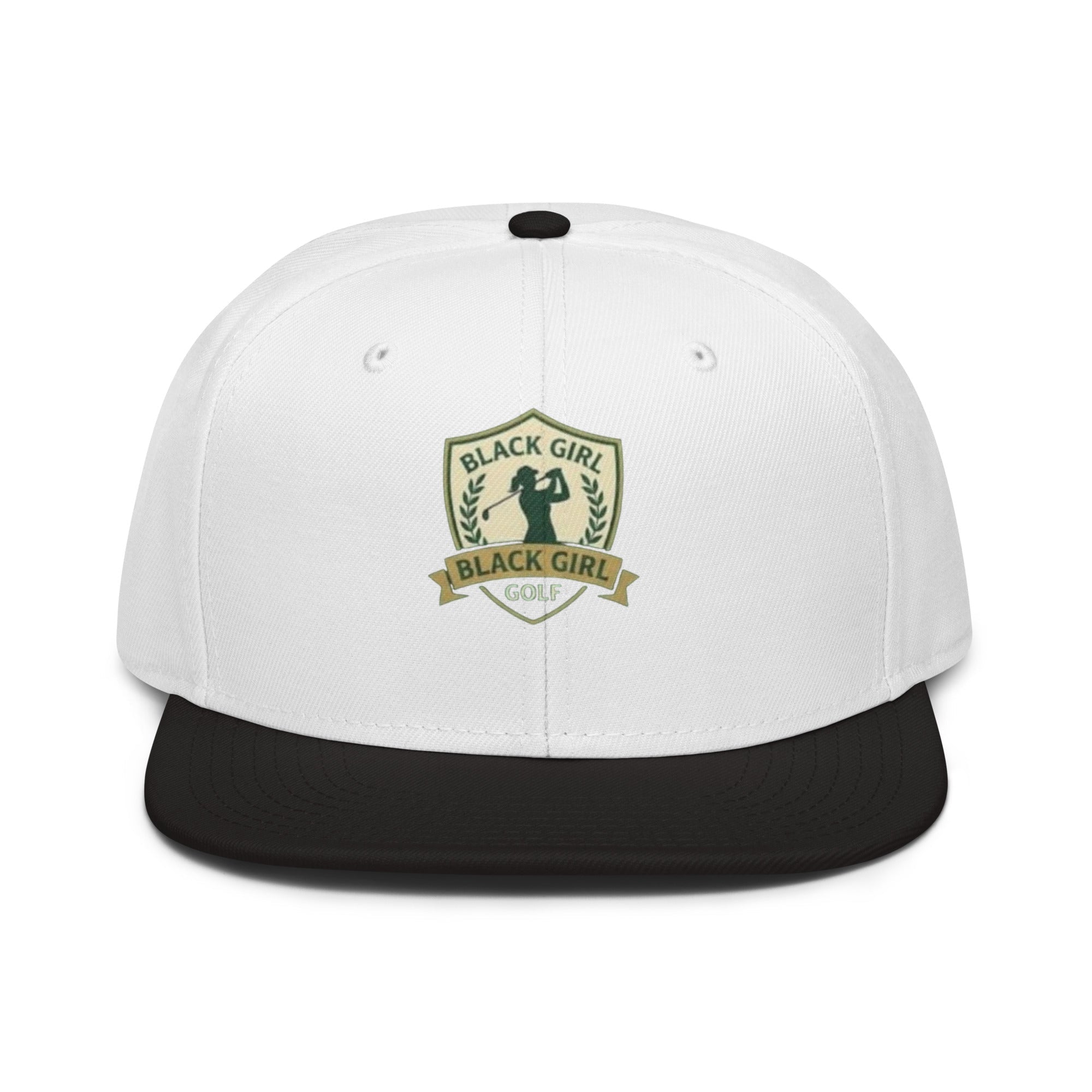 Snapback Hat - Black Girl Golf