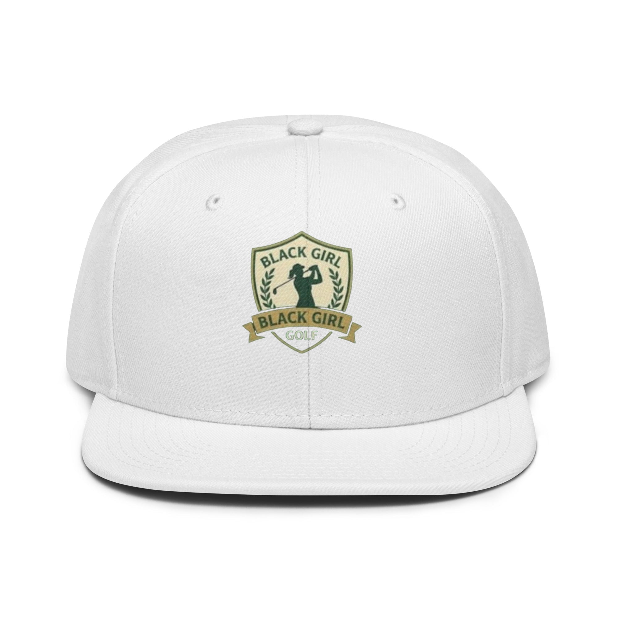 Snapback Hat - Black Girl Golf