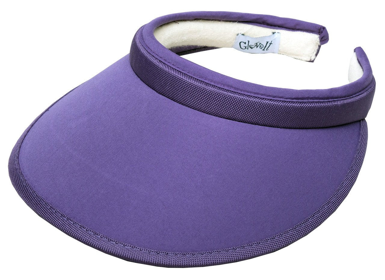 Solid Color Slide On Visor - Black Girl Golf