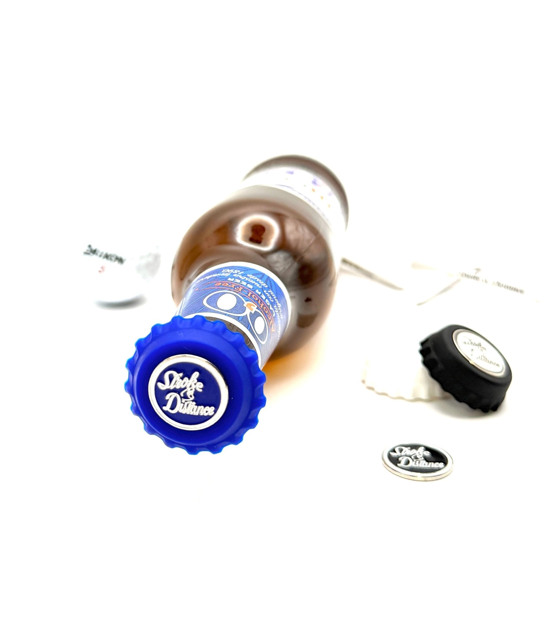 Spill - Proof Screen Print Bottle Cap - Golf Tee Combo Variety Pack - Black Girl Golf