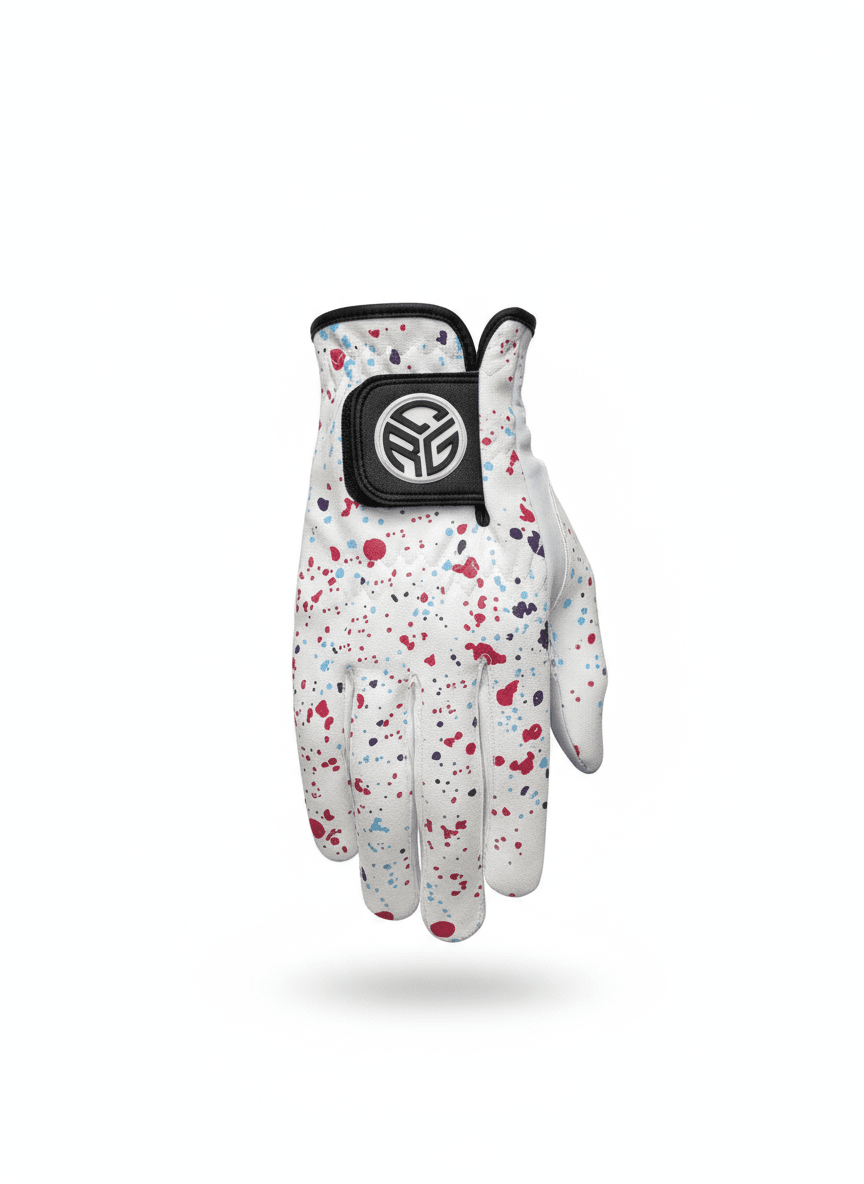 Splatter CRG Golf Glove – Limited Drop| Premium Leather - Black Girl Golf
