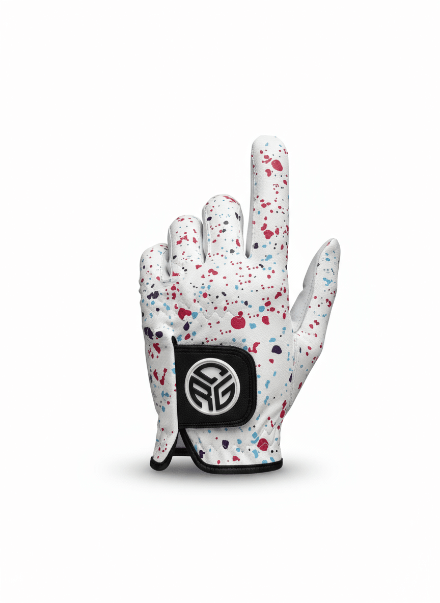 Splatter CRG Golf Glove – Limited Drop| Premium Leather - Black Girl Golf